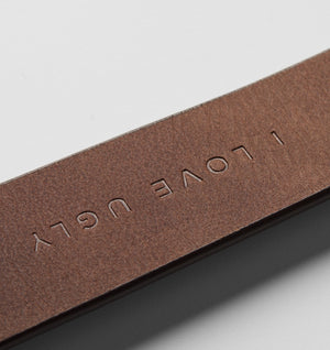 Wallace Leather Belt 2.0 - Dark Brown
