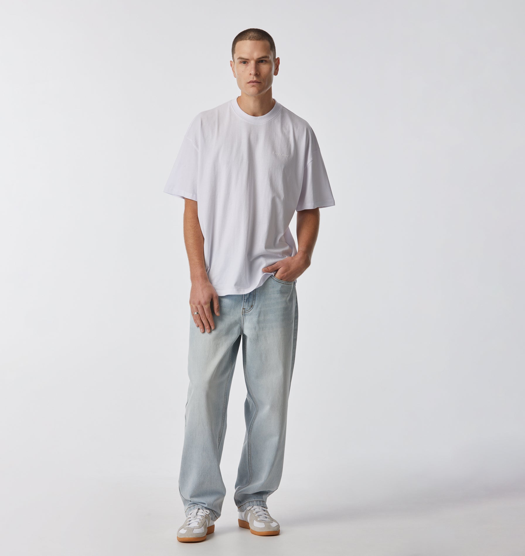 3 Box Tee 2.0 Pack - Black, Washed Black, White