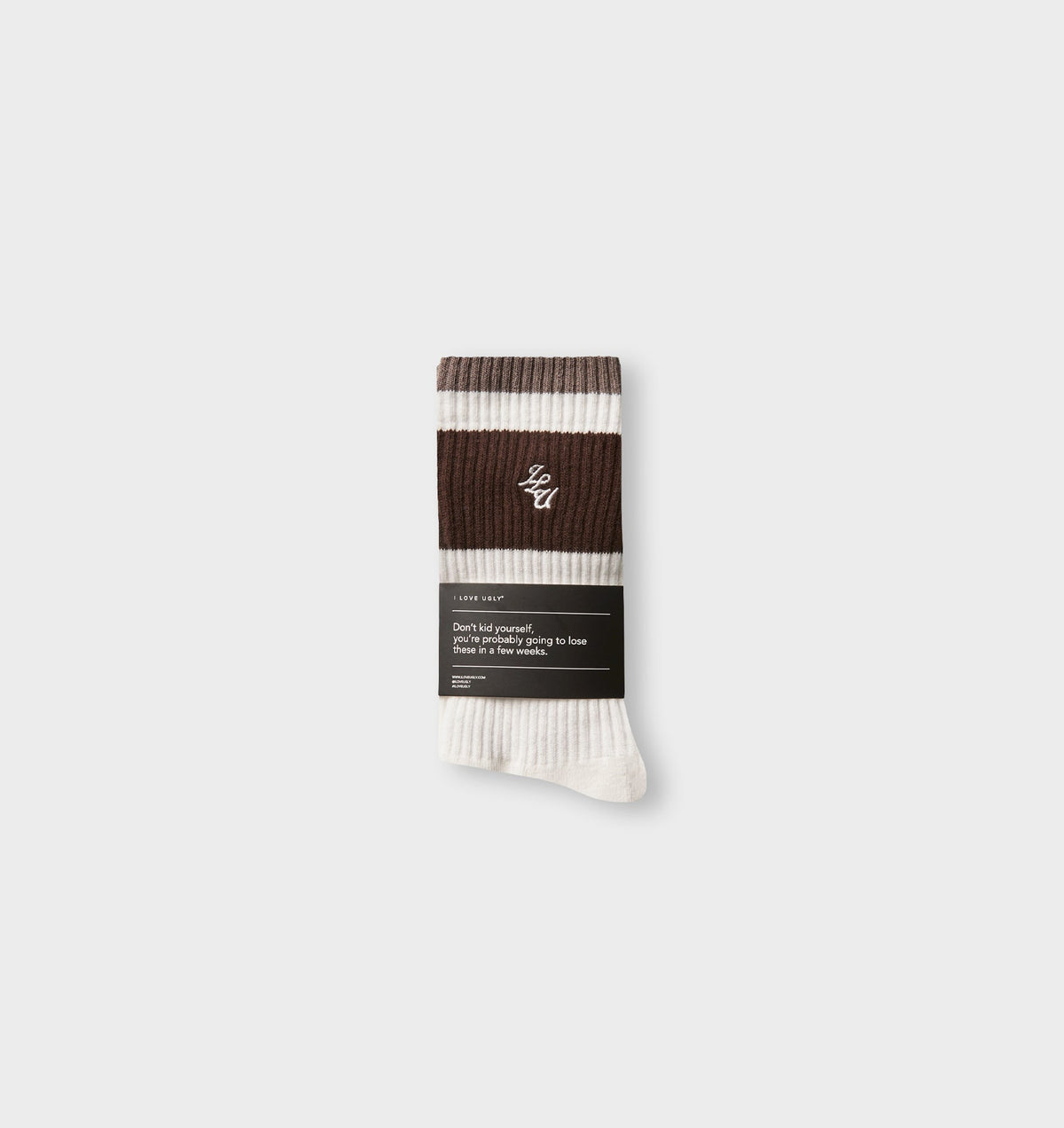 Kingswell Sock - Vintage White/Mushroom