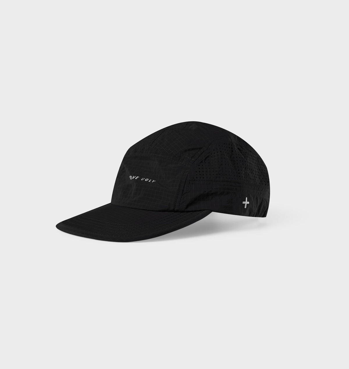 Active Ripstop 5 Panel Cap - Black