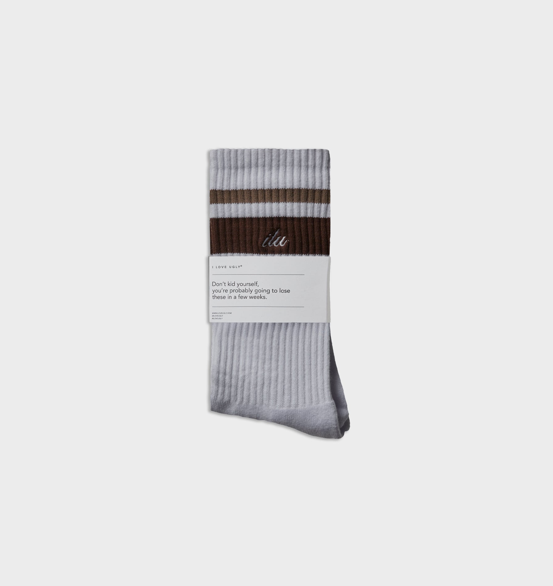 Tottenham Sock - Brown/Mushroom