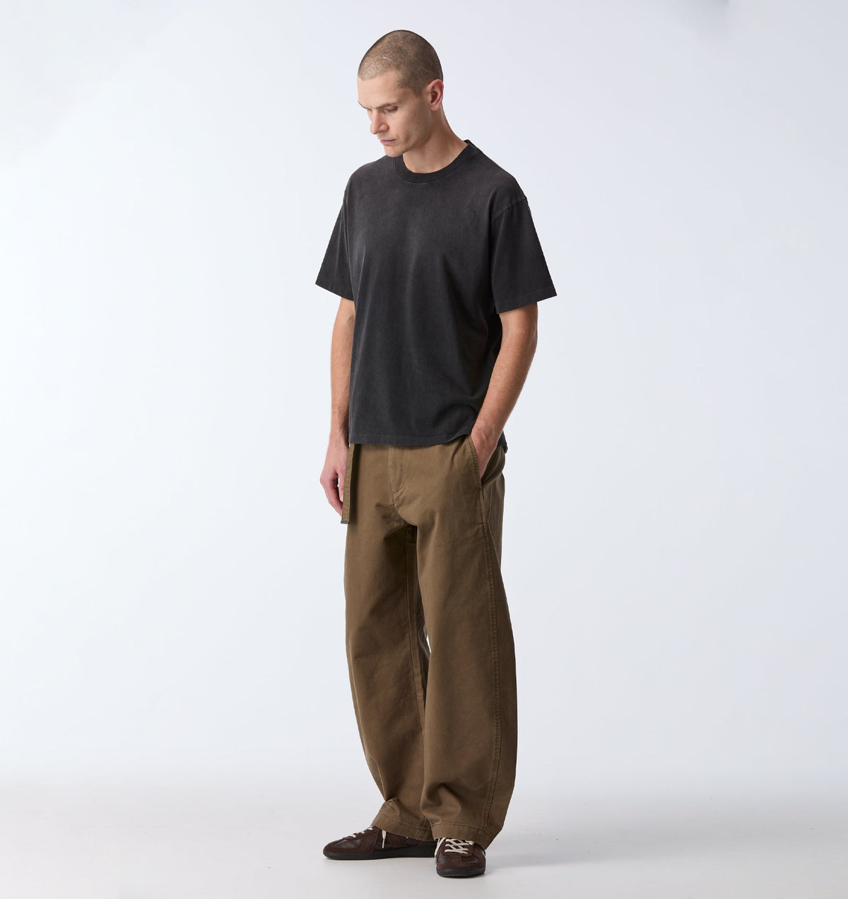 Remi Lounge Tee - Sun Faded Black