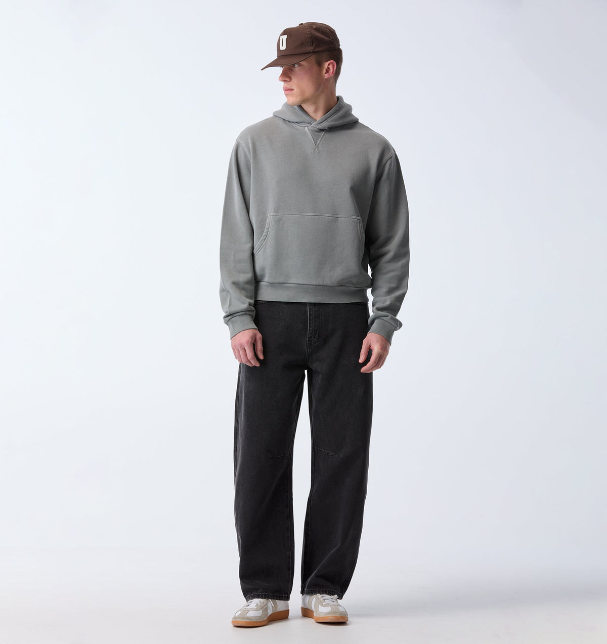 Mini Hood - Washed Grey