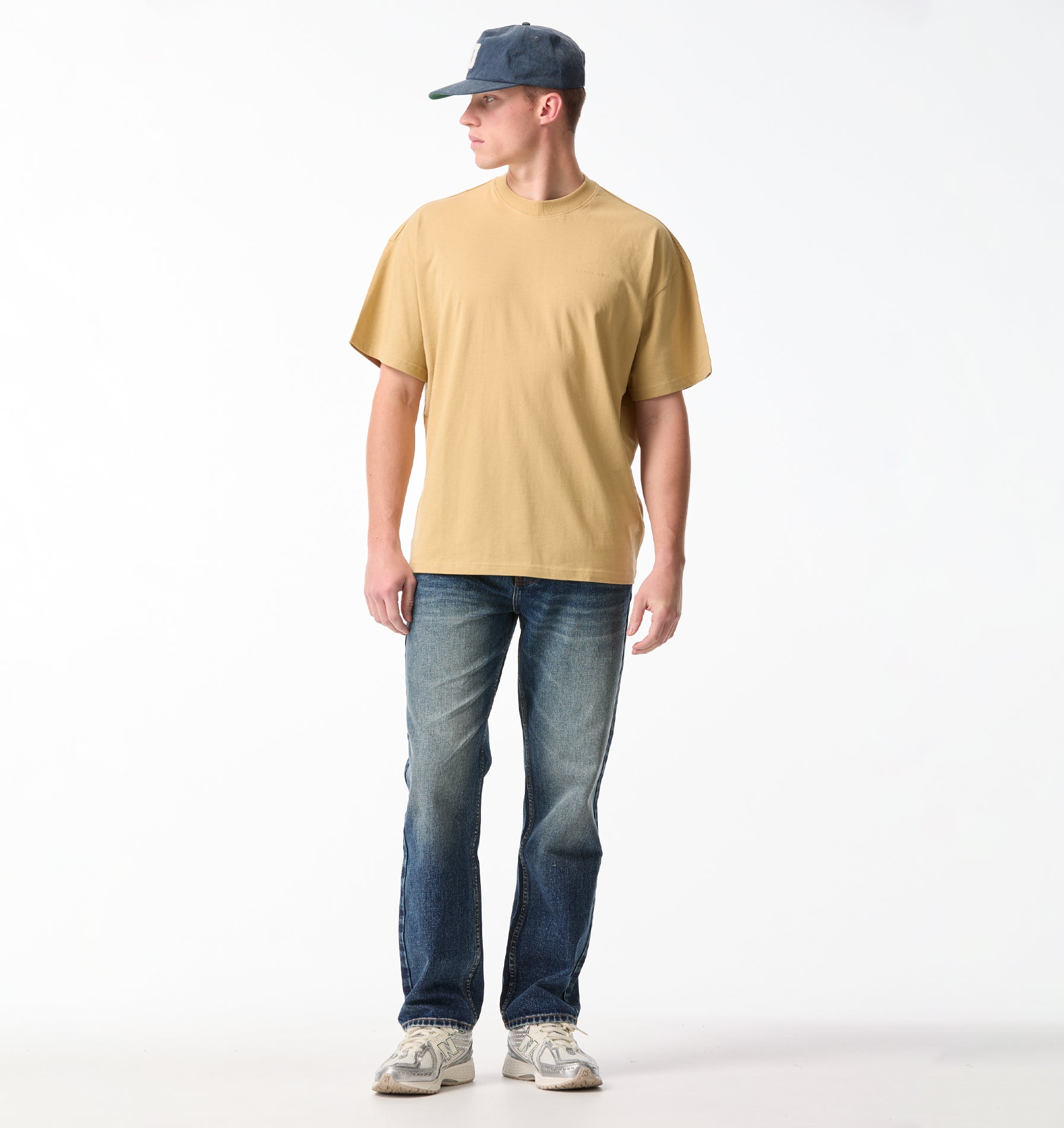 Box Tee 2.0 - Smokey Mustard