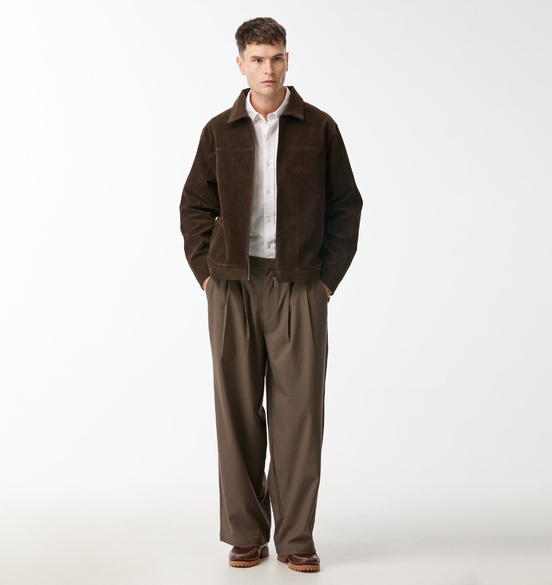 Mason Suede Jacket - Espresso