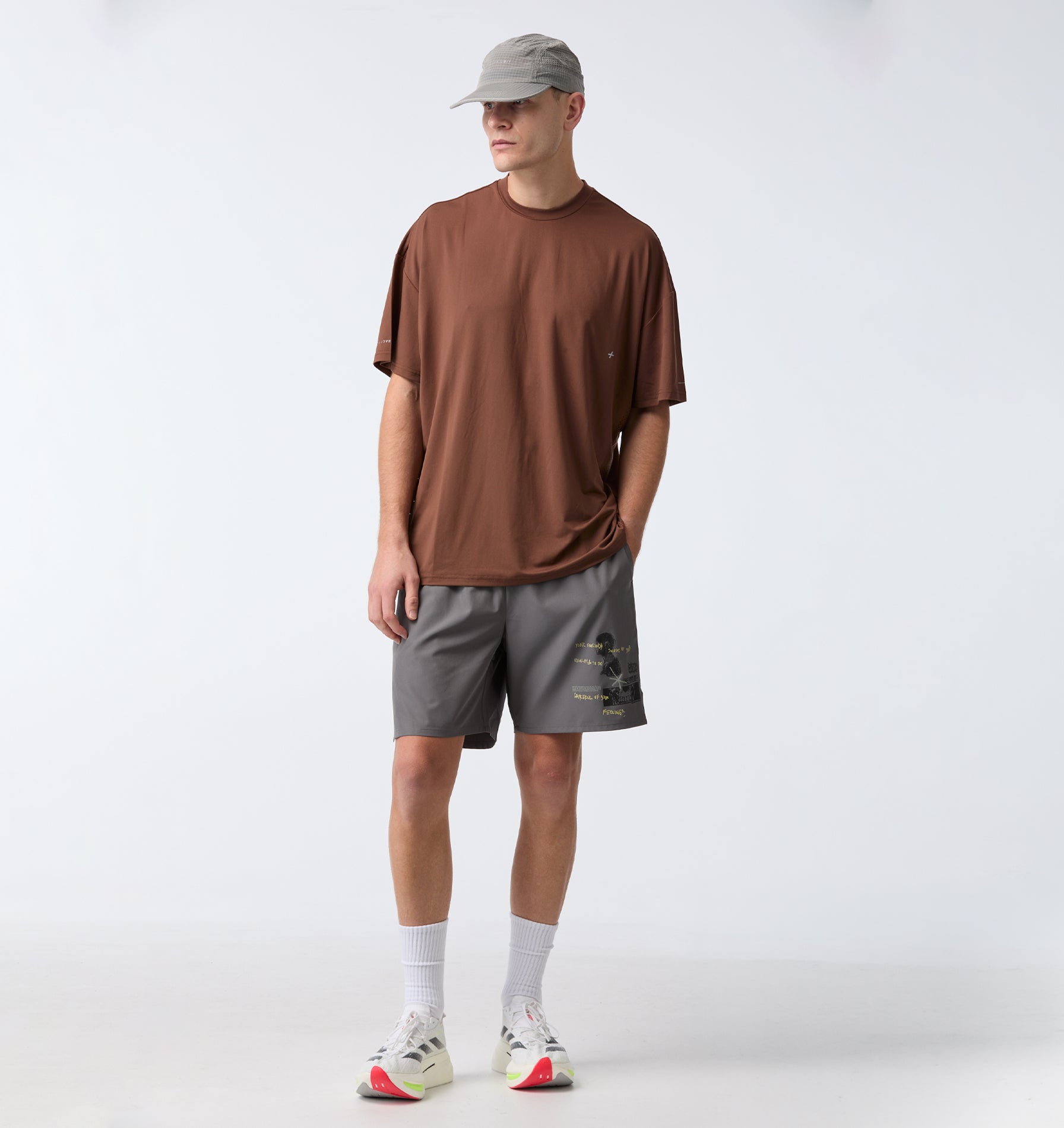 State Of Mind Active Core 7 Inch Short - Cobblestone