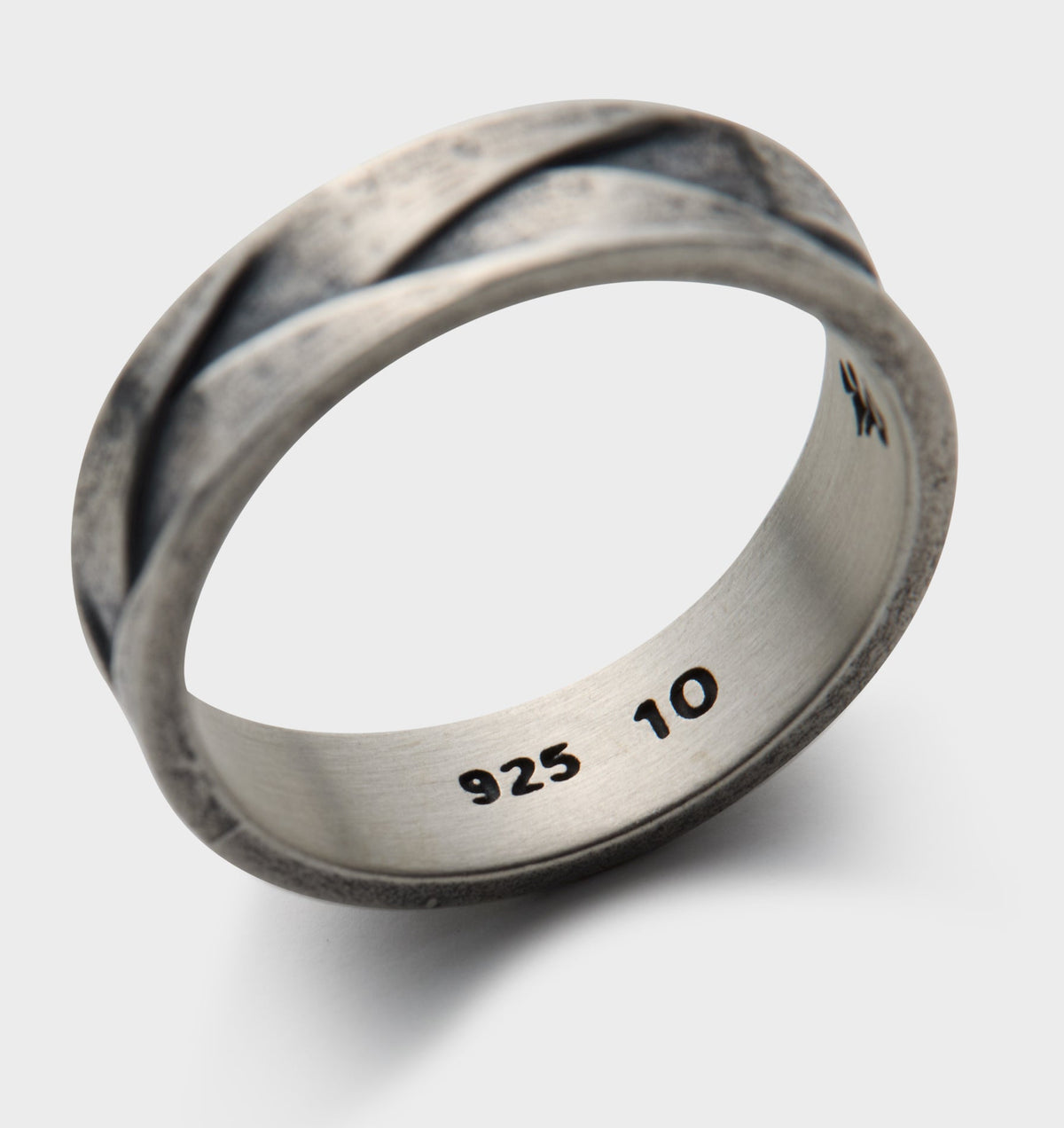 Braided Band Ring  - 925 Silver
