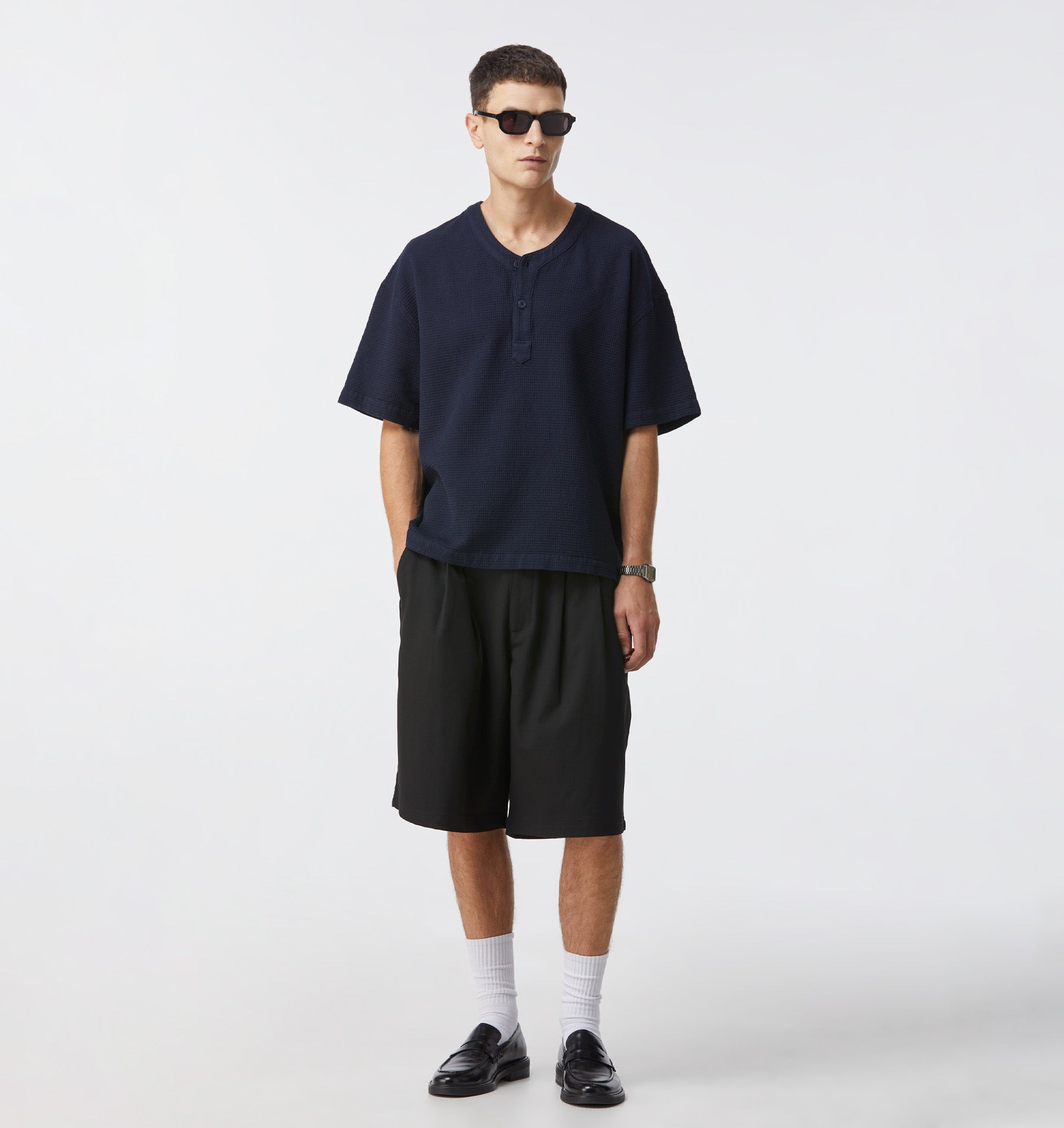 Freddie SS Shirt - Navy