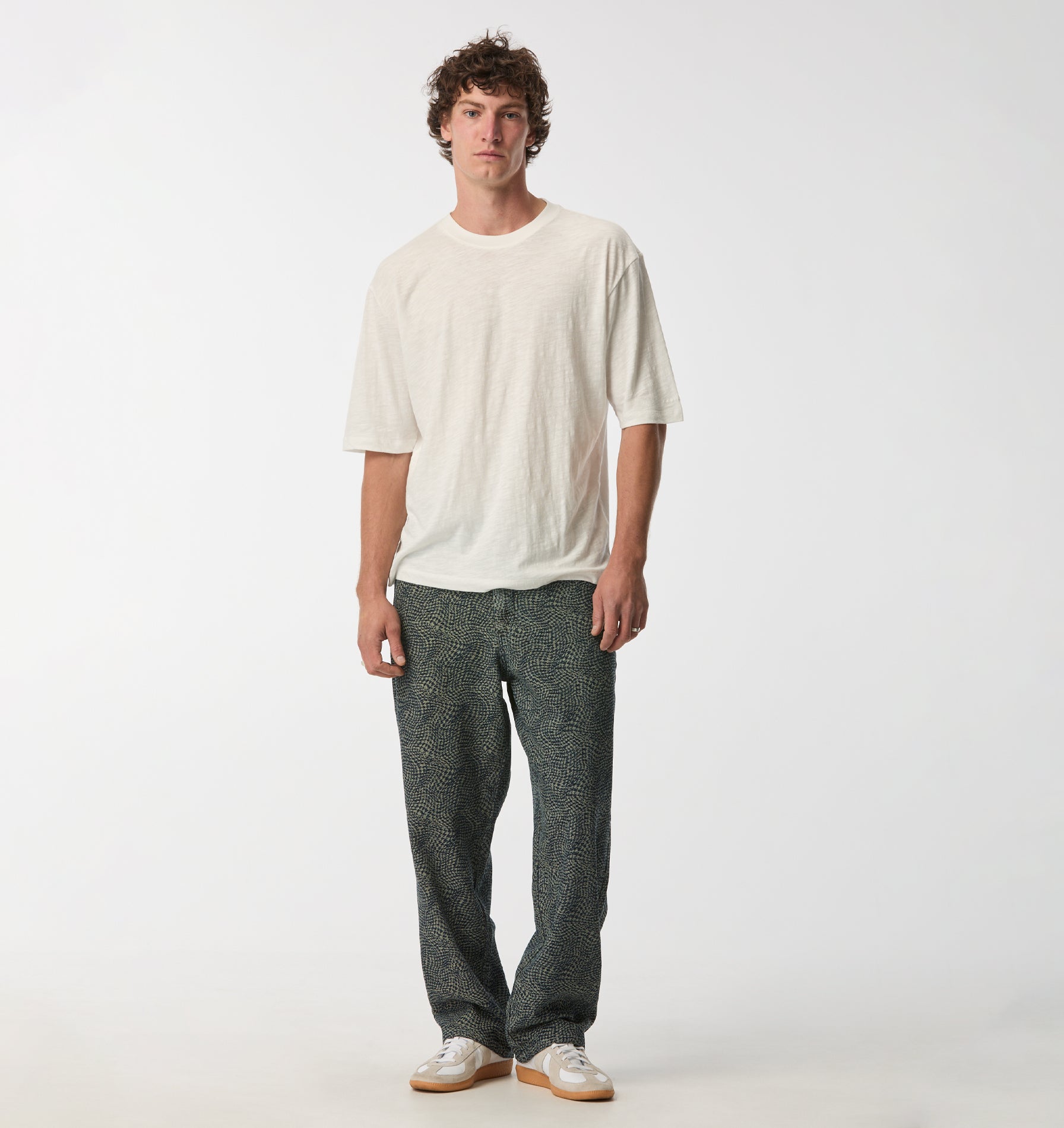 Textured Edgar Denim - Aged Indigo