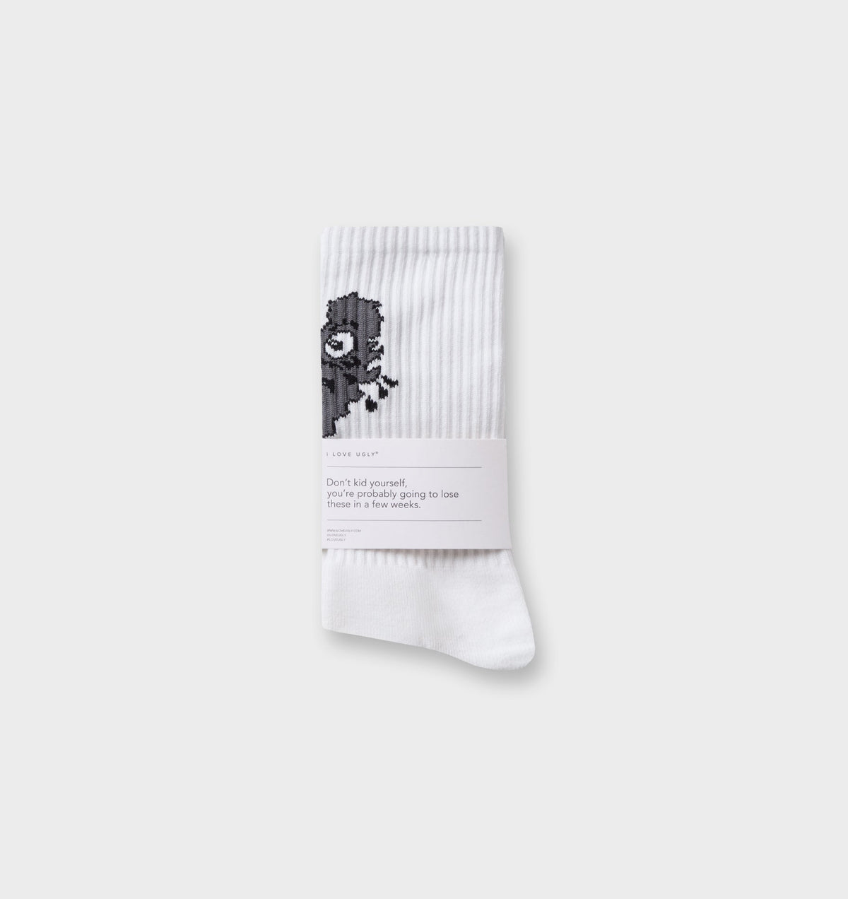 Heartache Sock - White
