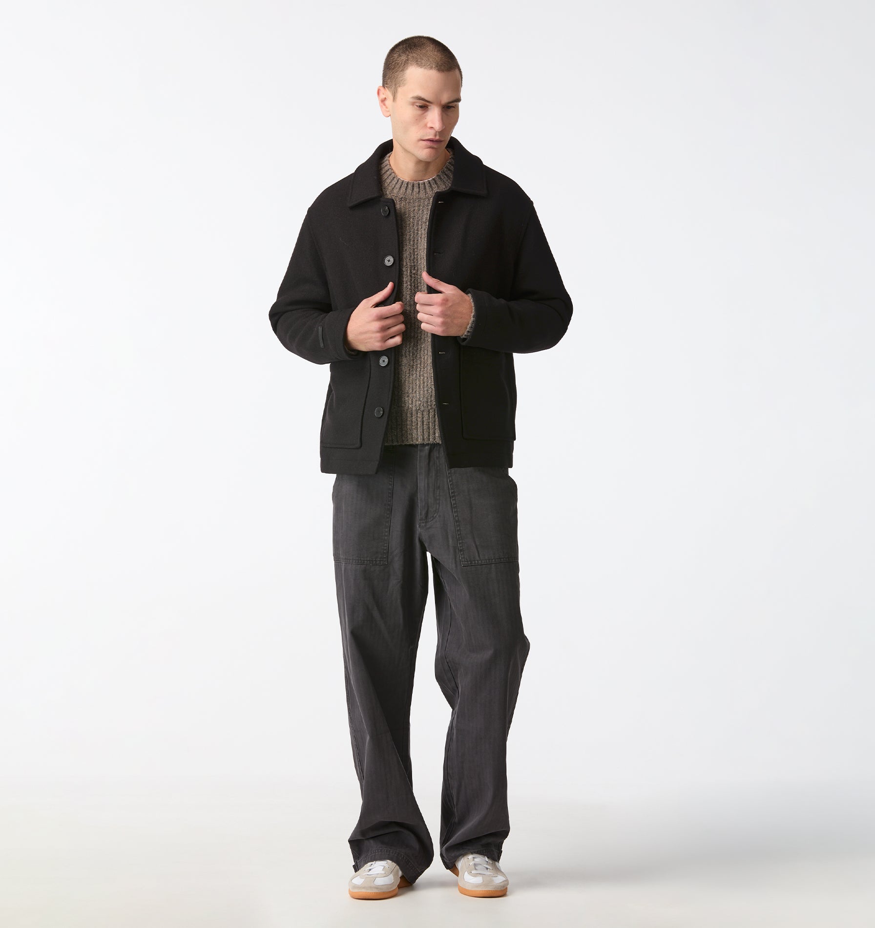 Osborne Wool Jacket - Black