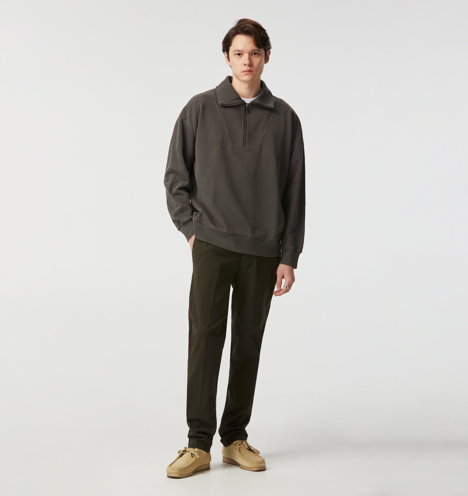 Oxford Pullover - Washed Black