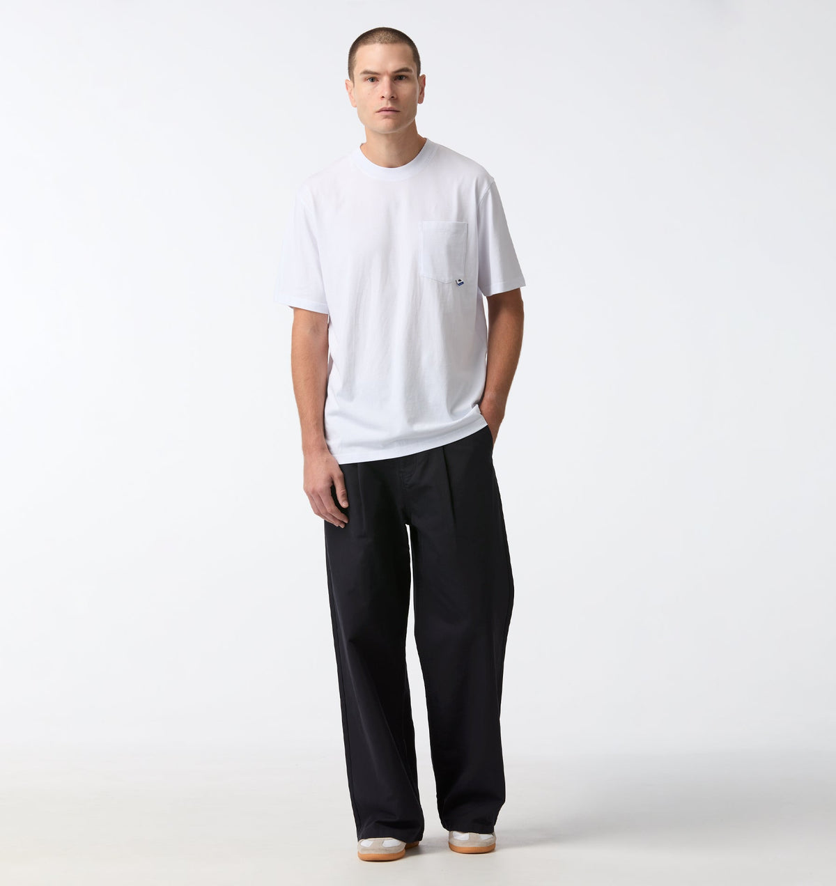 Uniform Pocket Tee - White