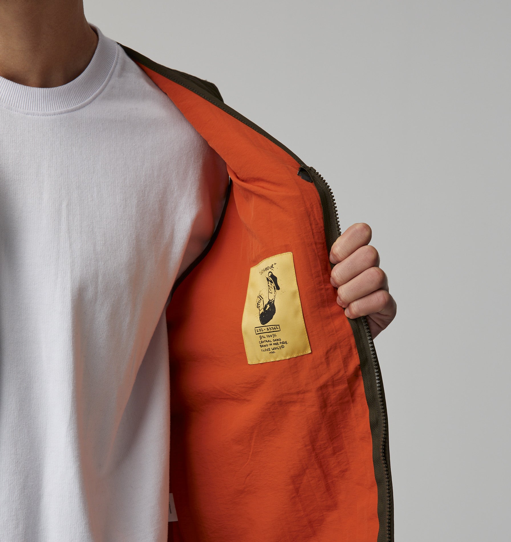 Quilted Utility Vest - Army Green