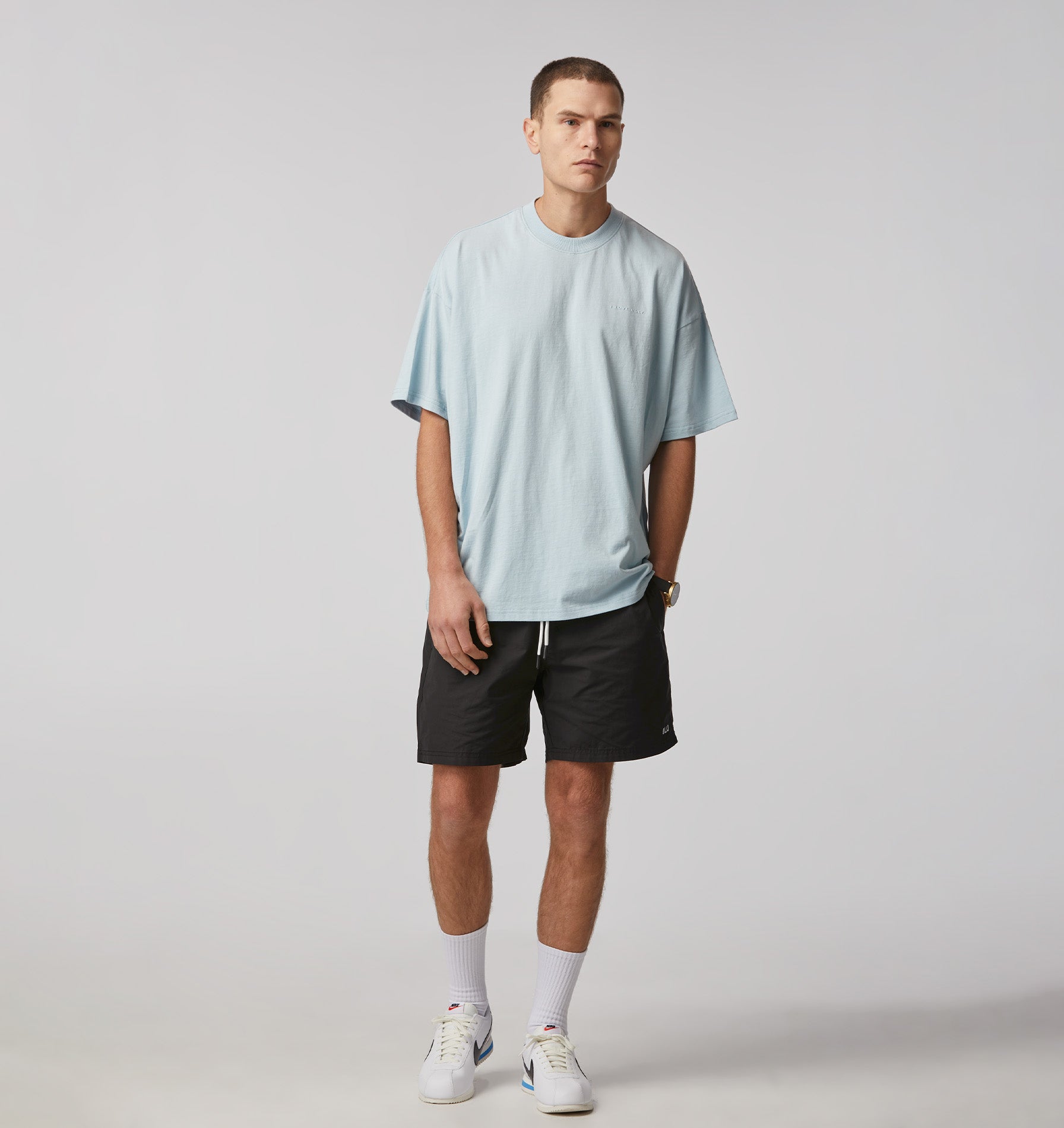 Box Tee - Light Blue