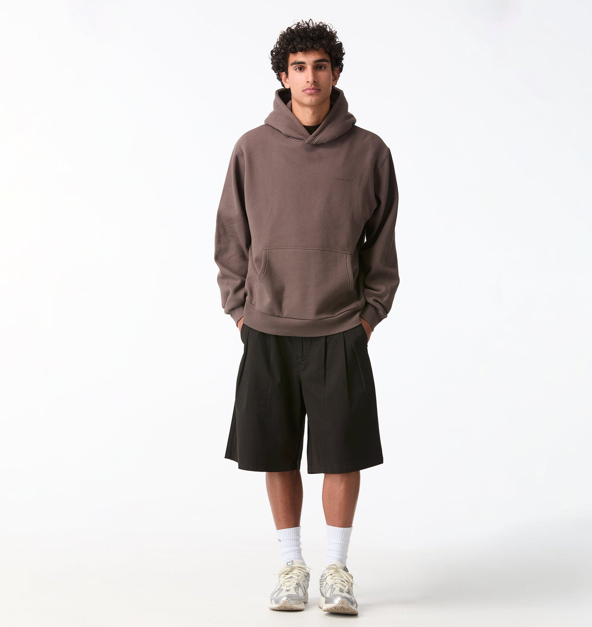 Uniform Logo Hood - Dusky Brown