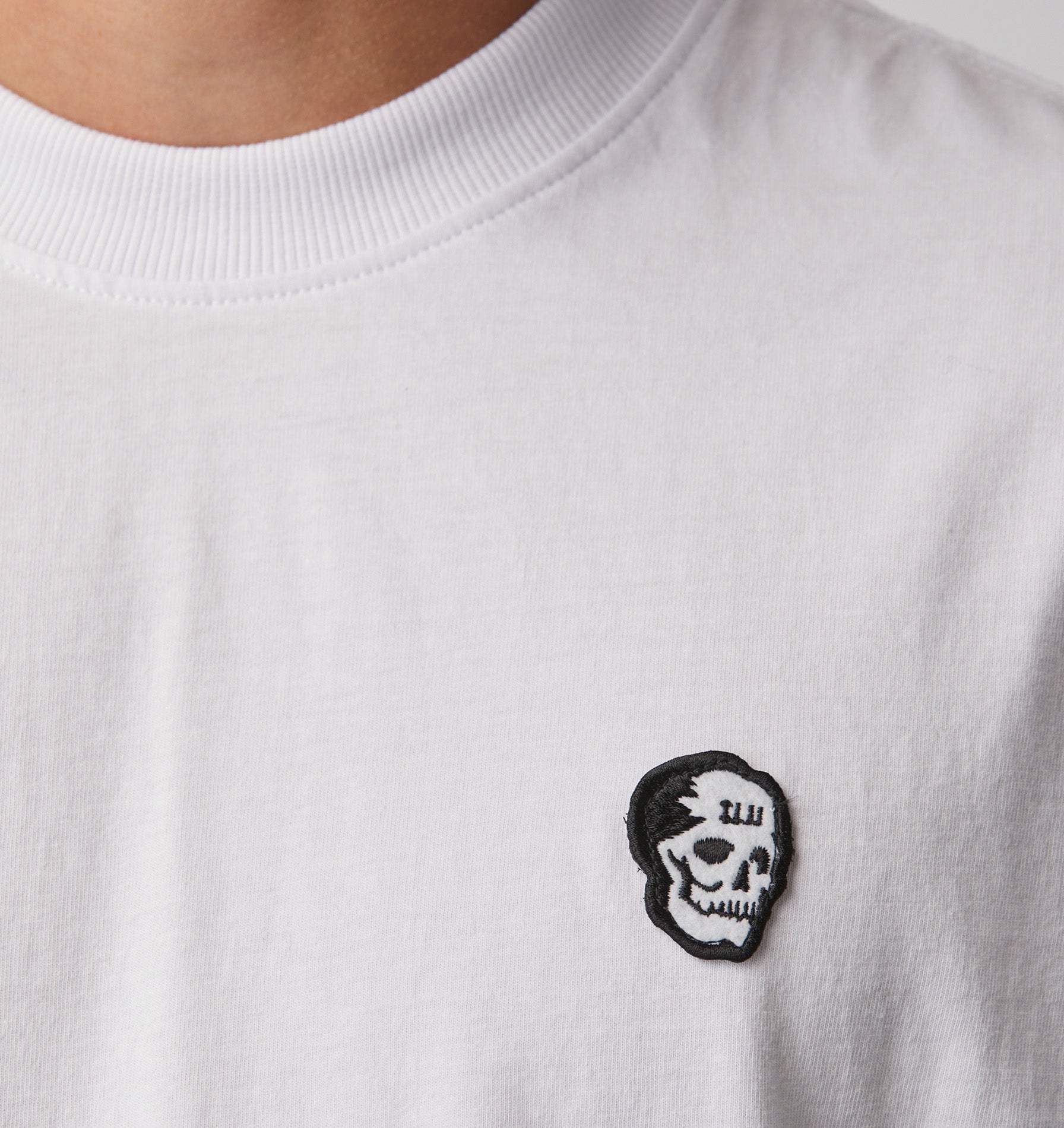 Skull Box Tee - White