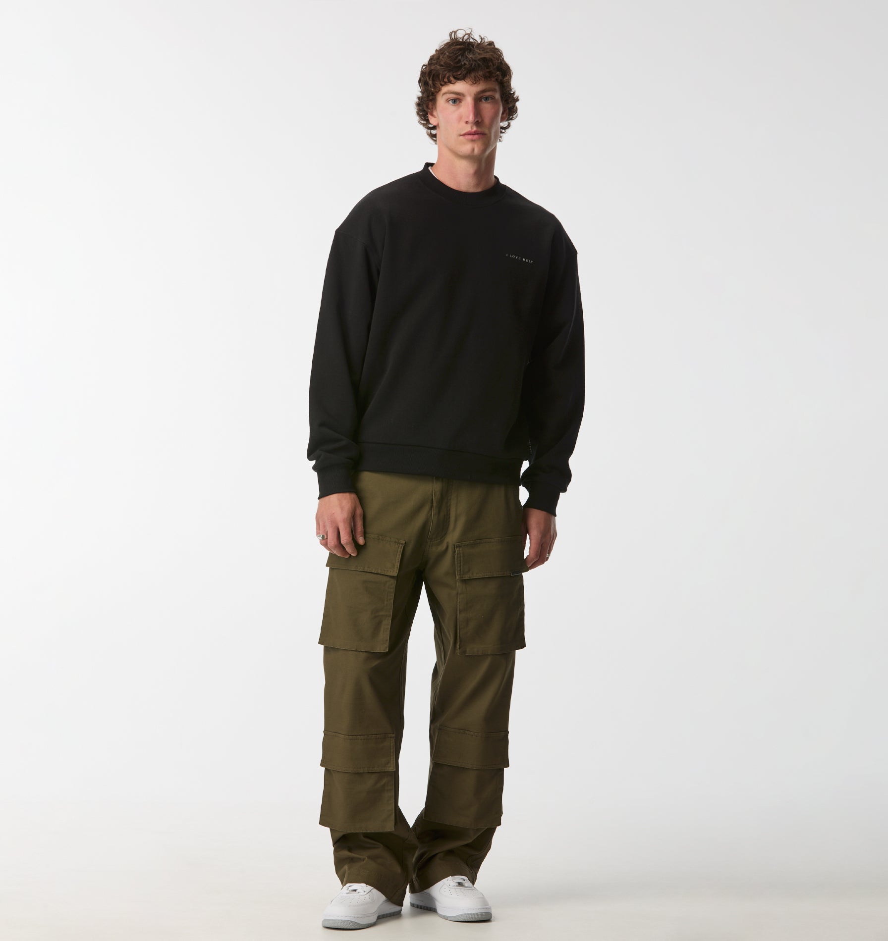 Oversized Crew - Black