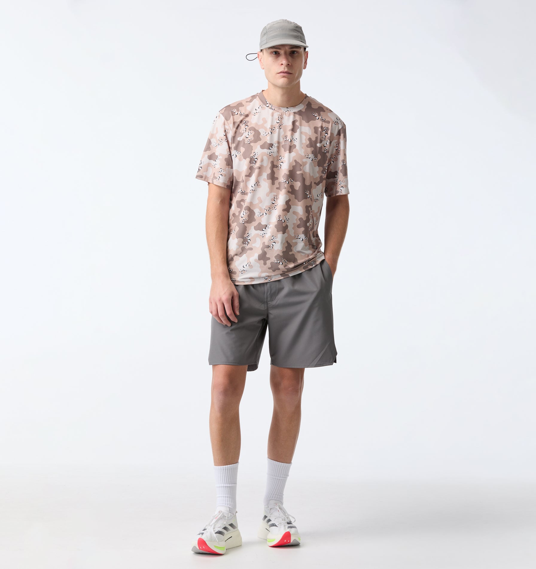 Active 5 Inch Short - Cobblestone