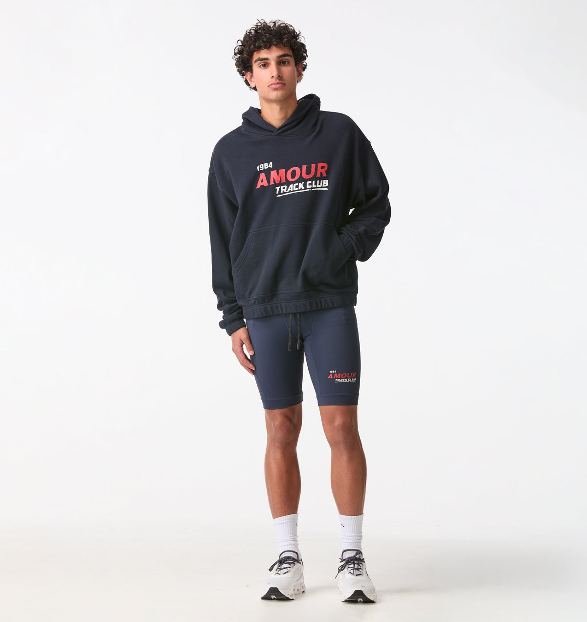 Track Club Active Hood - Midnight Navy