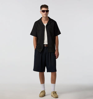 Alby Pleated Short - Navy