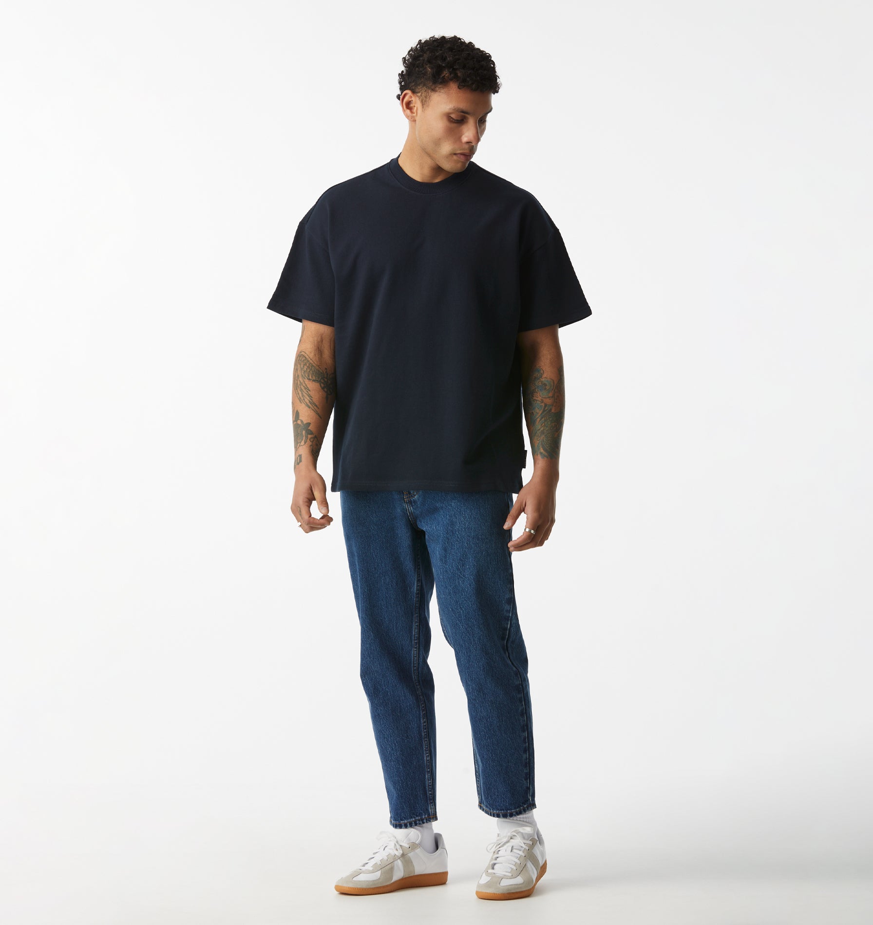 Heavy Box Tee 2.0 - Midnight Navy