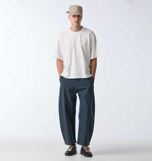 Interlock Crop Box Tee - White