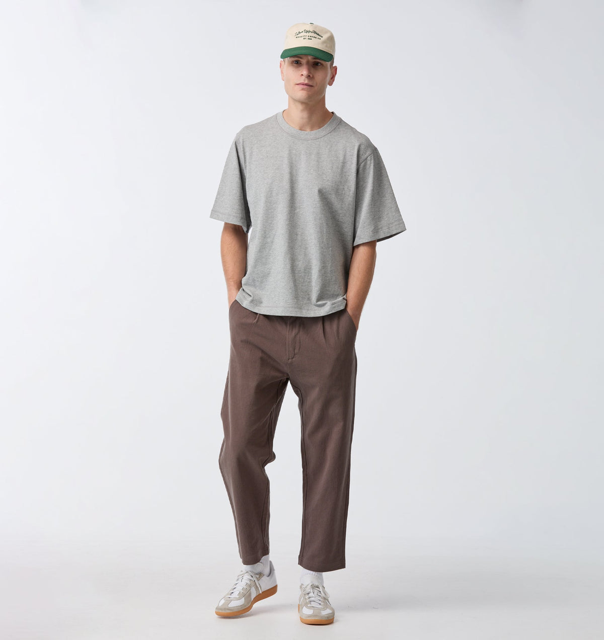 Linen Kobe Pant - Mushroom
