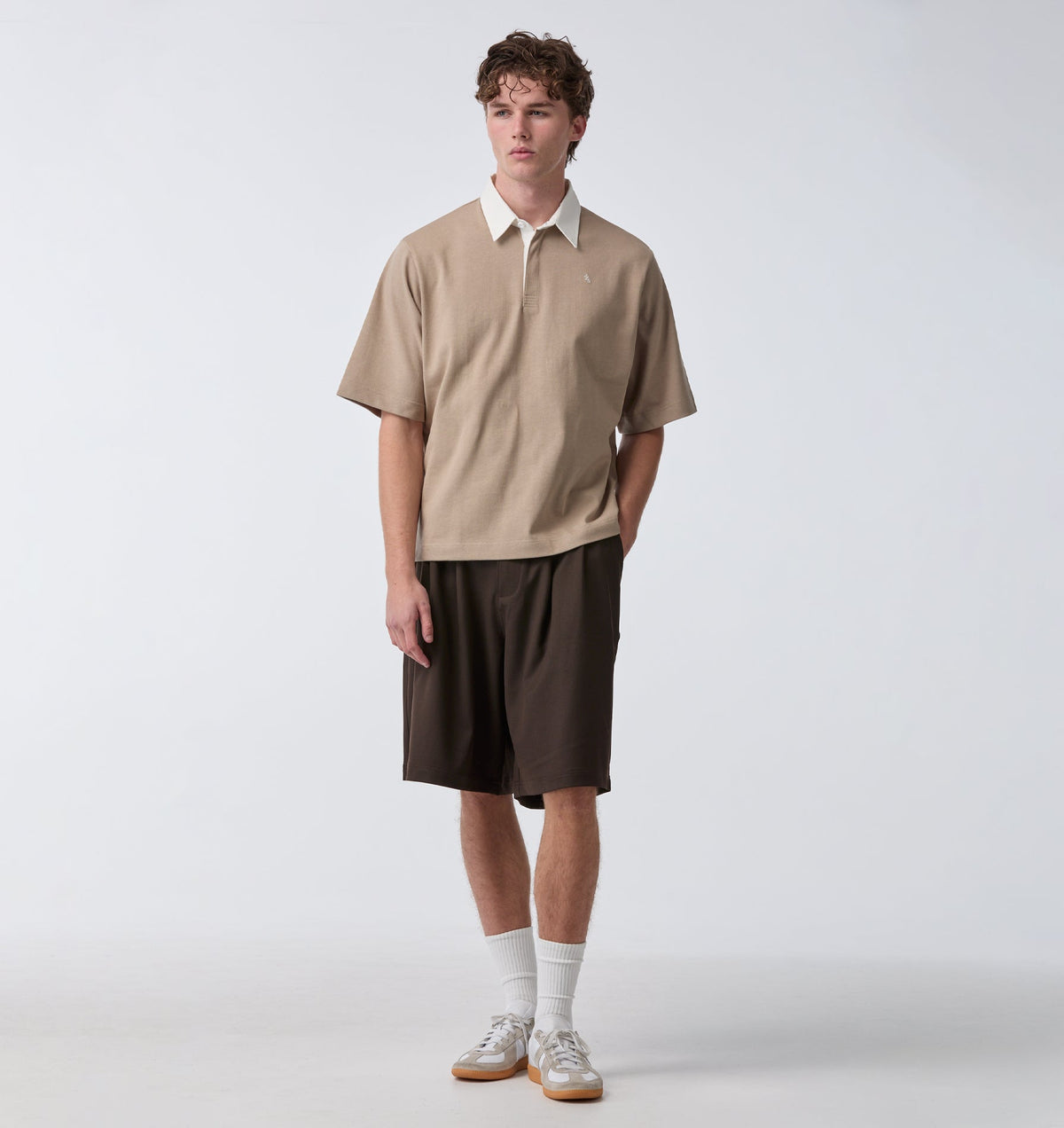 Ardie SS Polo - Taupe