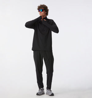 Active Quarter Zip - Black