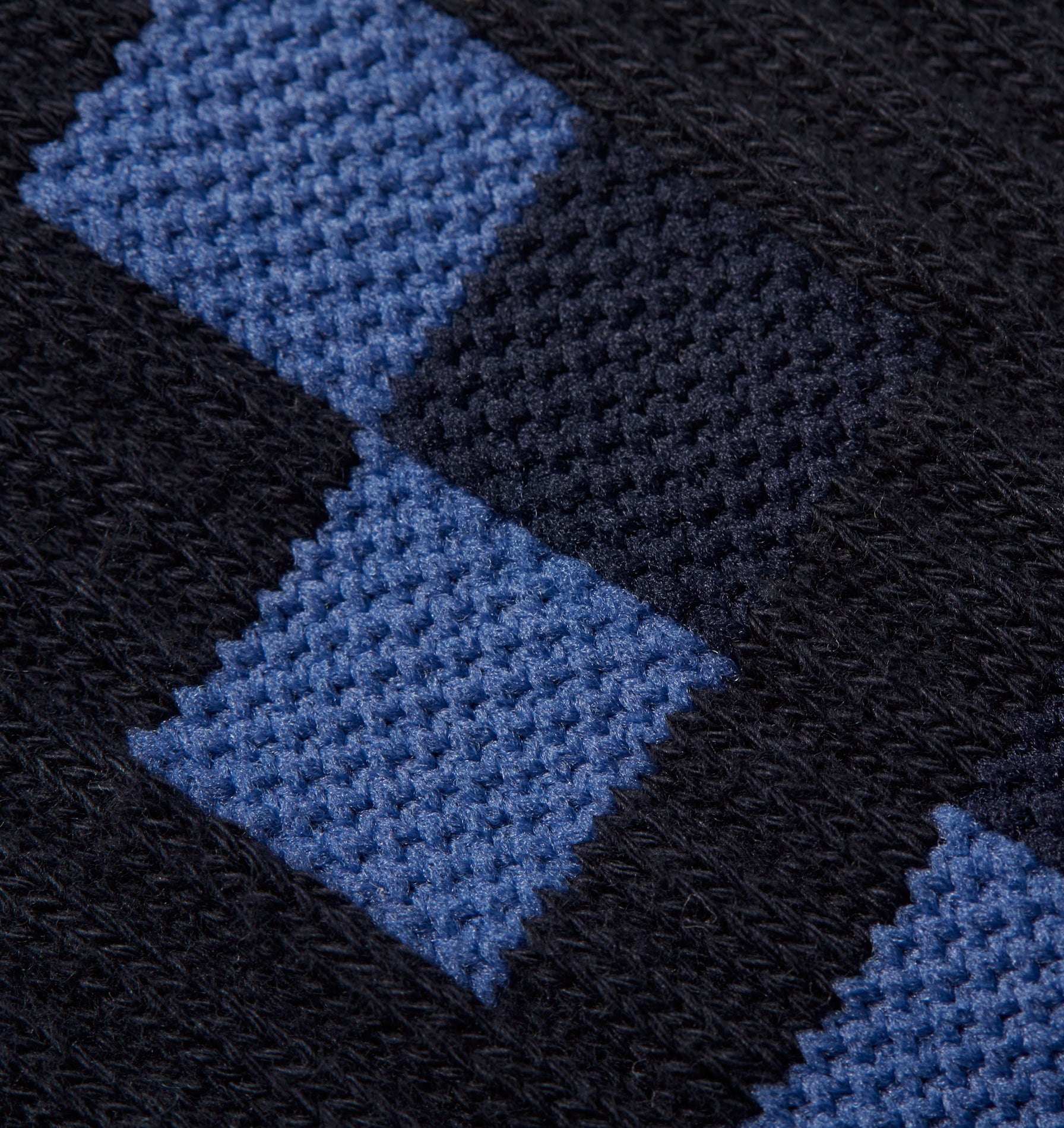 Checkerboard Sock - Navy/Blue