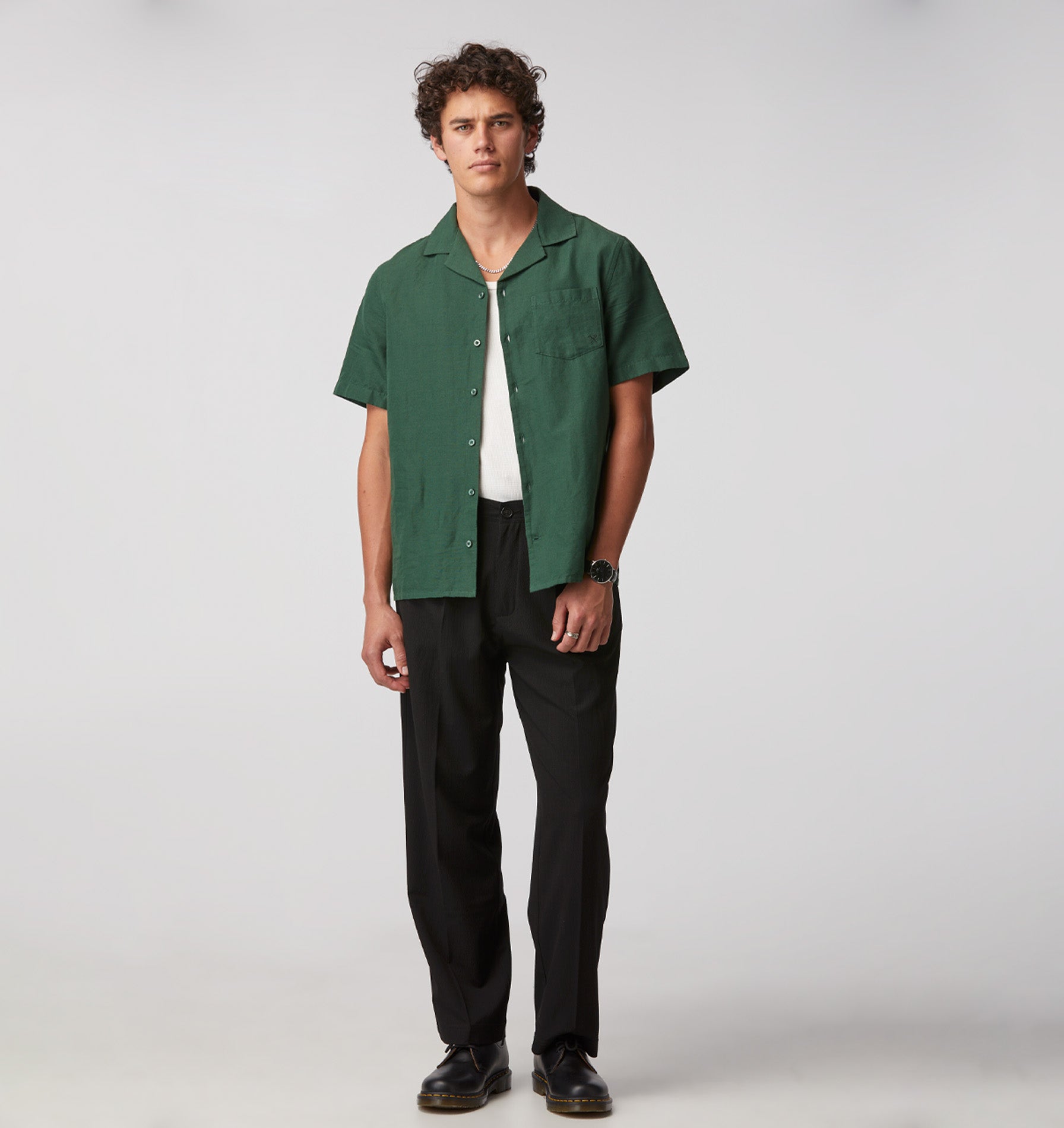 Seersucker Winston Pant - Black