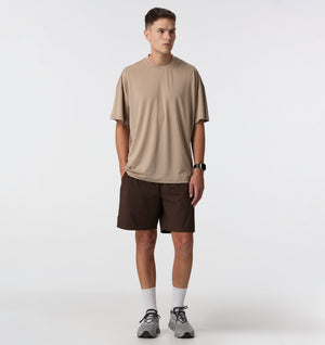 Active Box Tee - Taupe