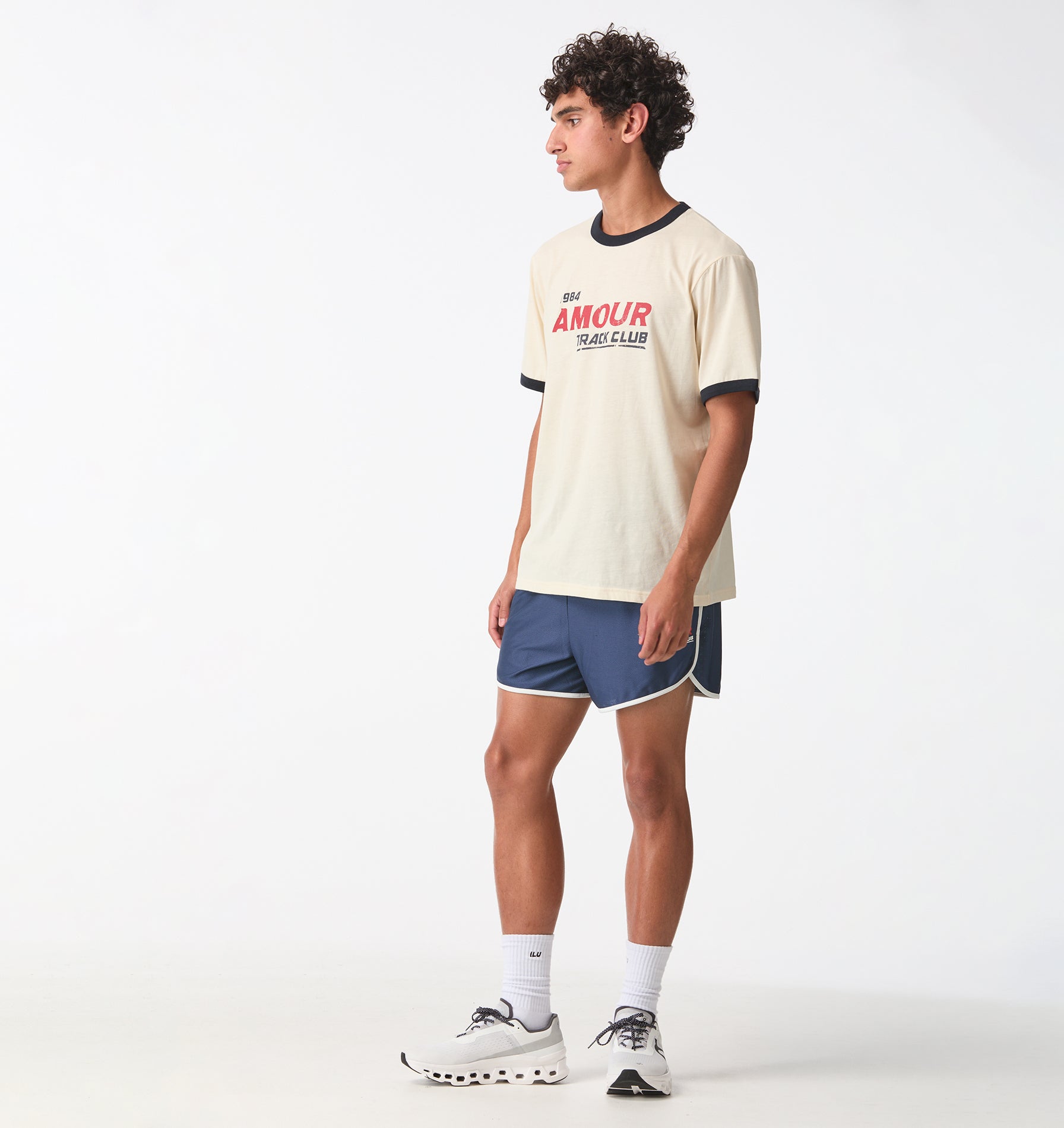 Retro 4.5 Inch Split Short - Midnight Navy