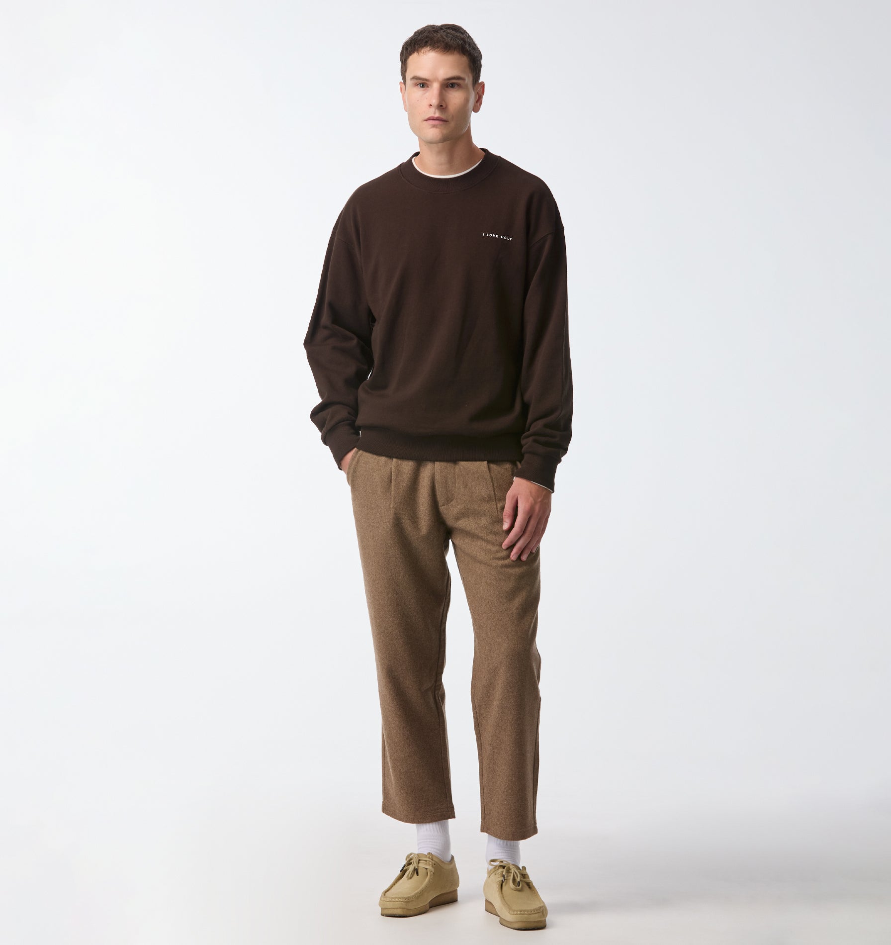 Kobe Pant - Mushroom Wool