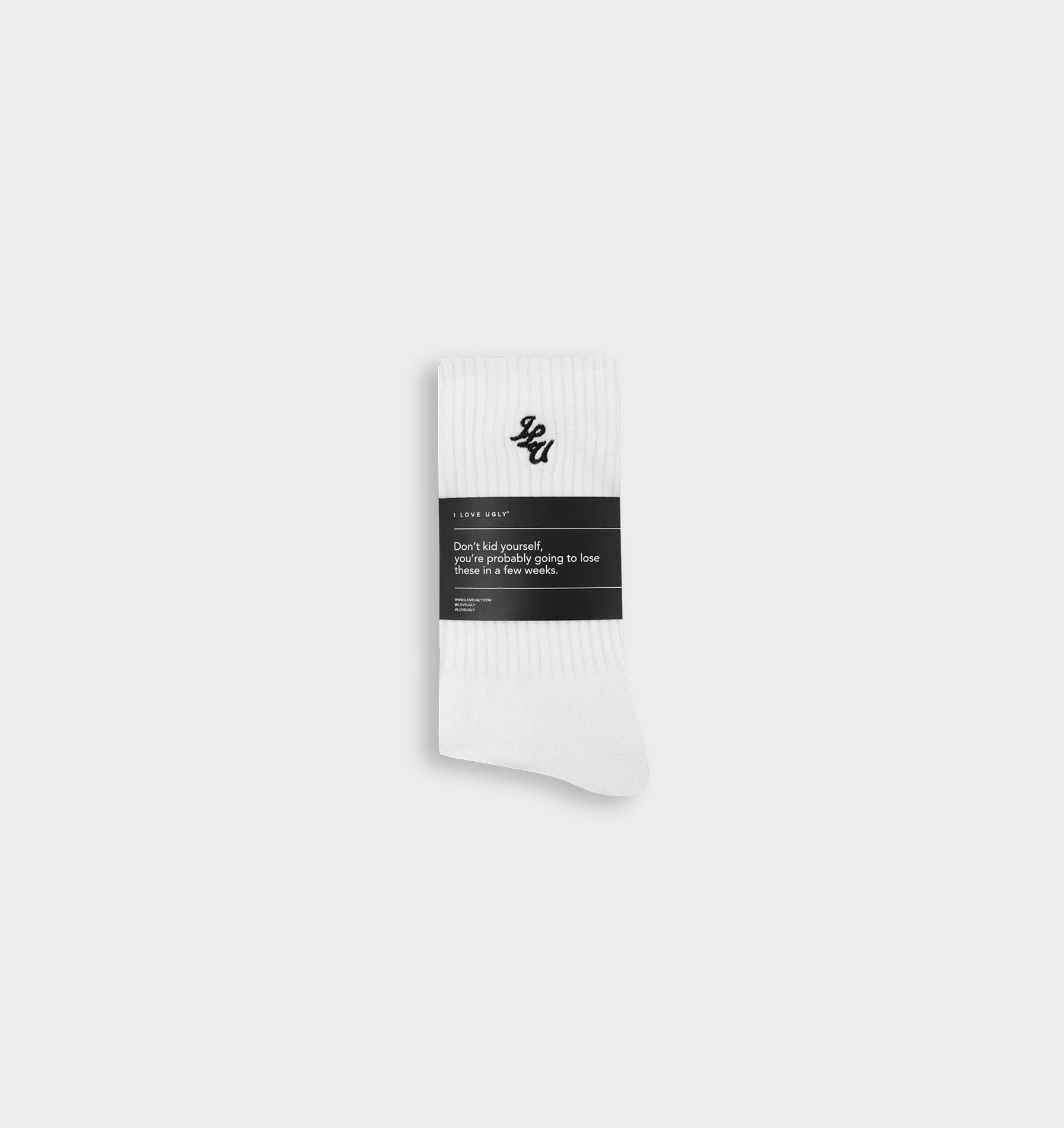 Basic Crew Sock - White