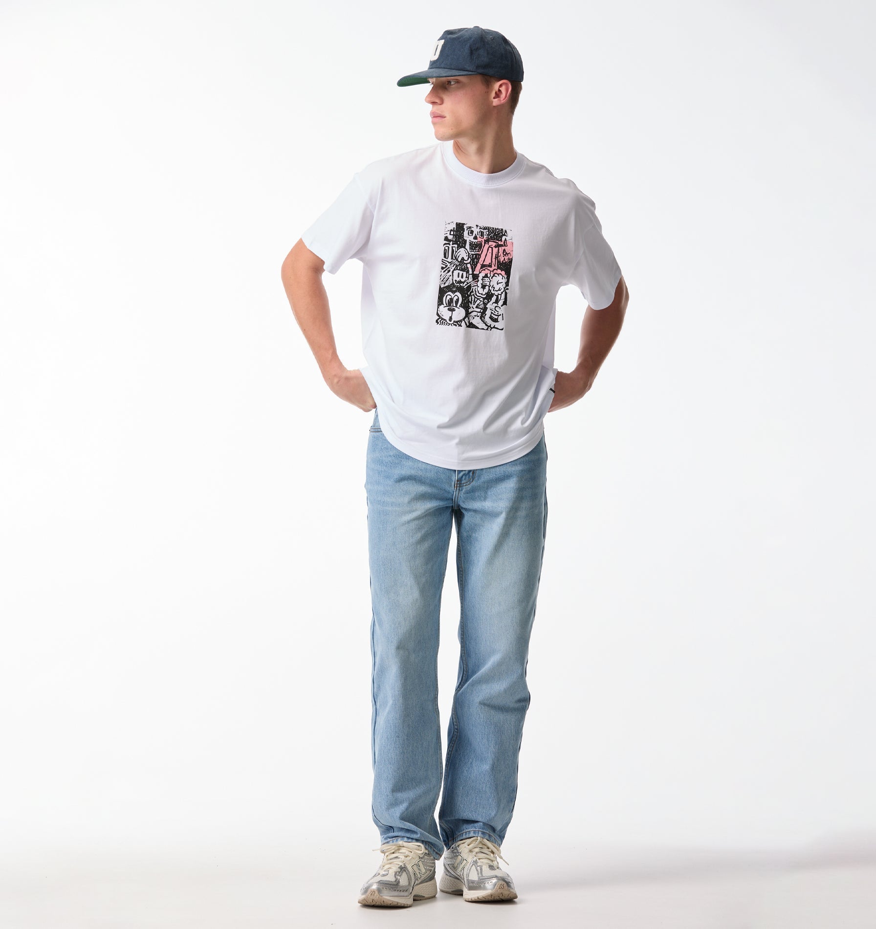 Happy Dreams Box Tee 2.0 - White