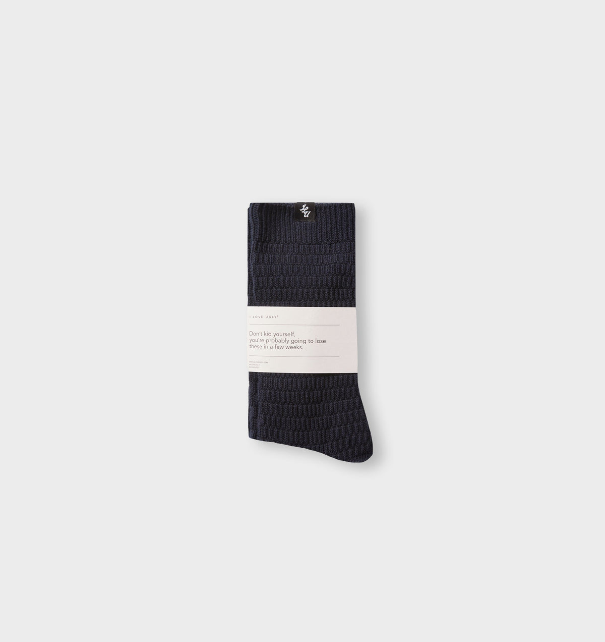 Grid Sock - Indigo
