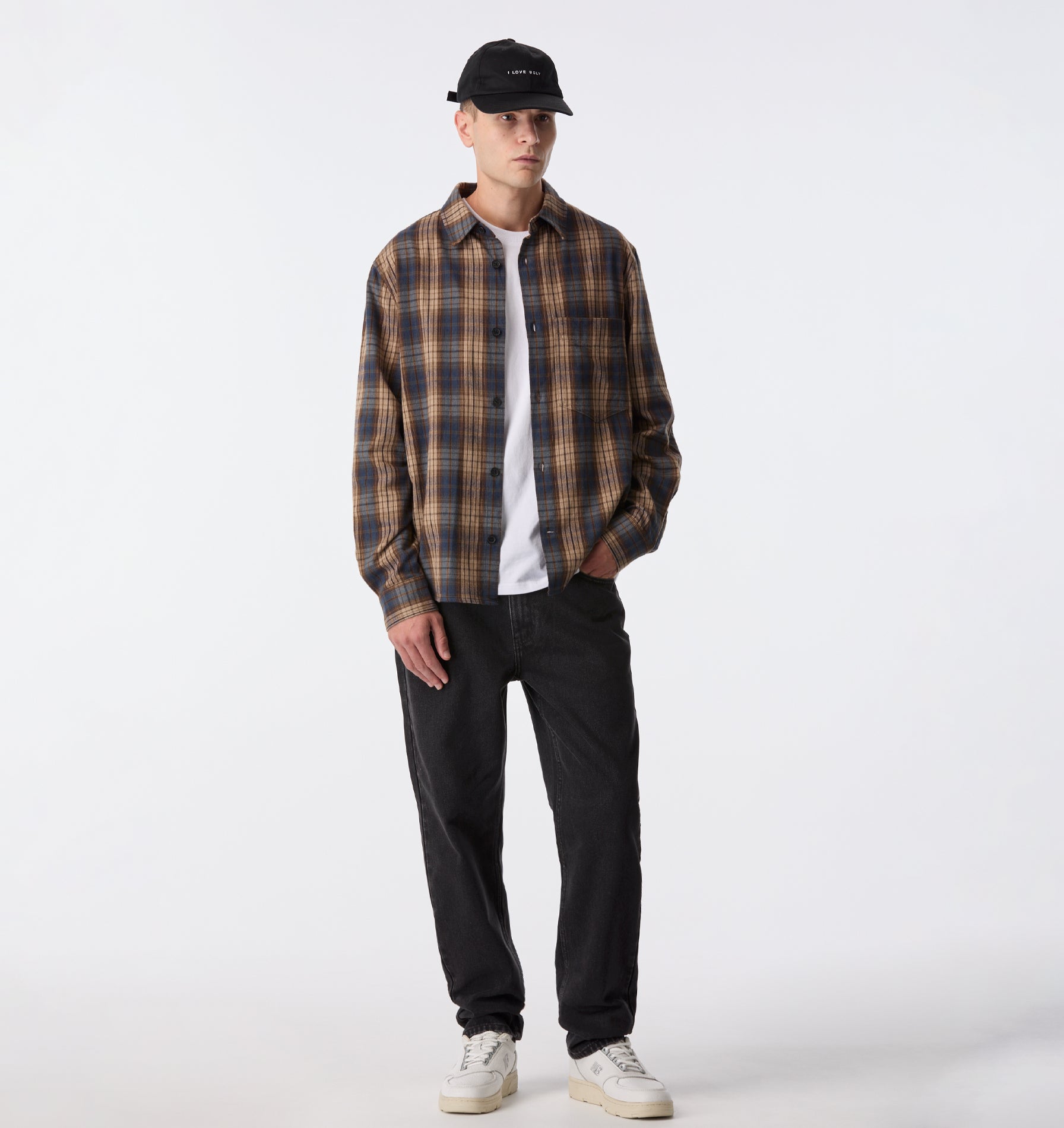 Tobi Straight Denim - Washed Black