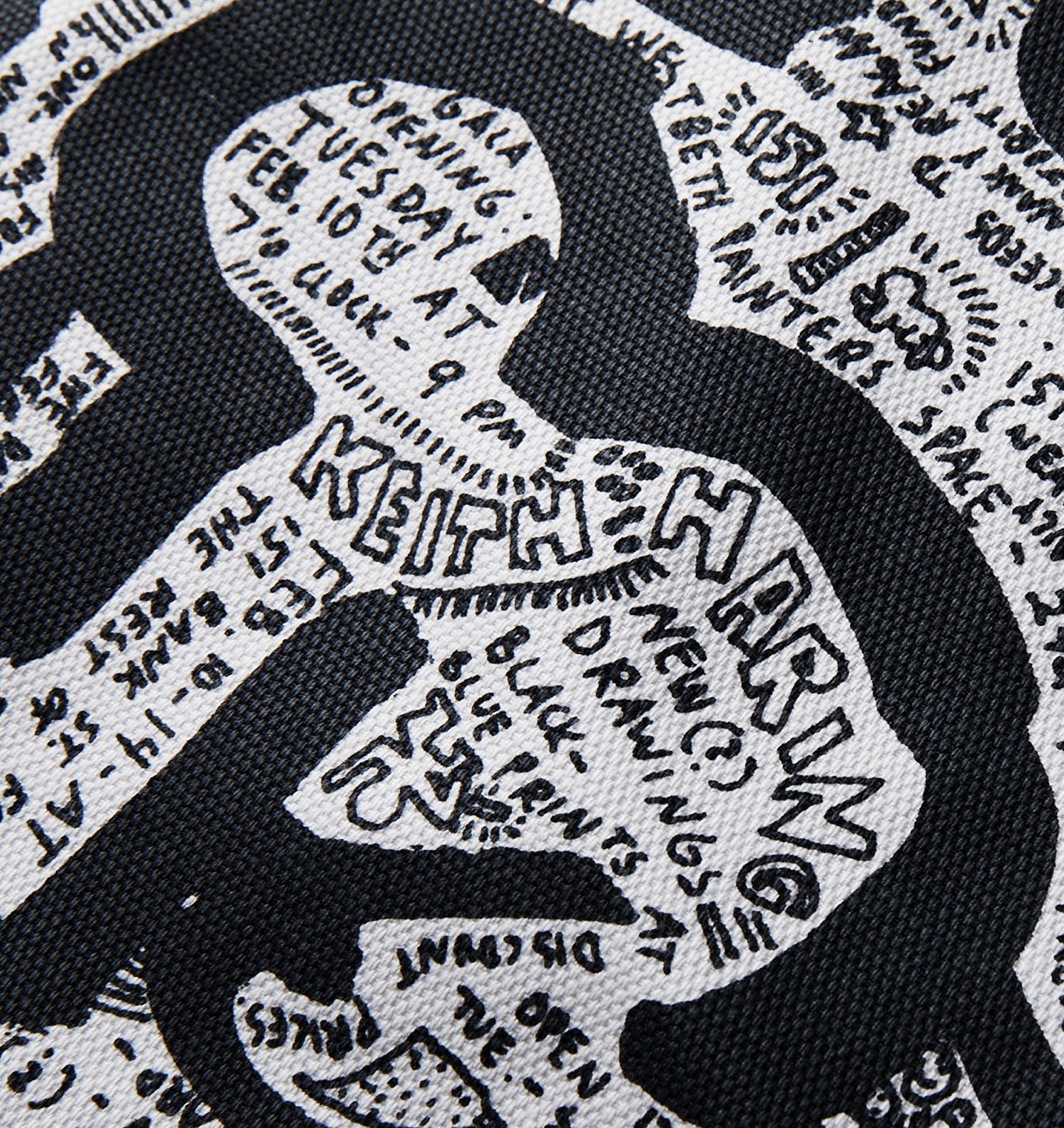 KH Des Refuses Tote - White/Black
