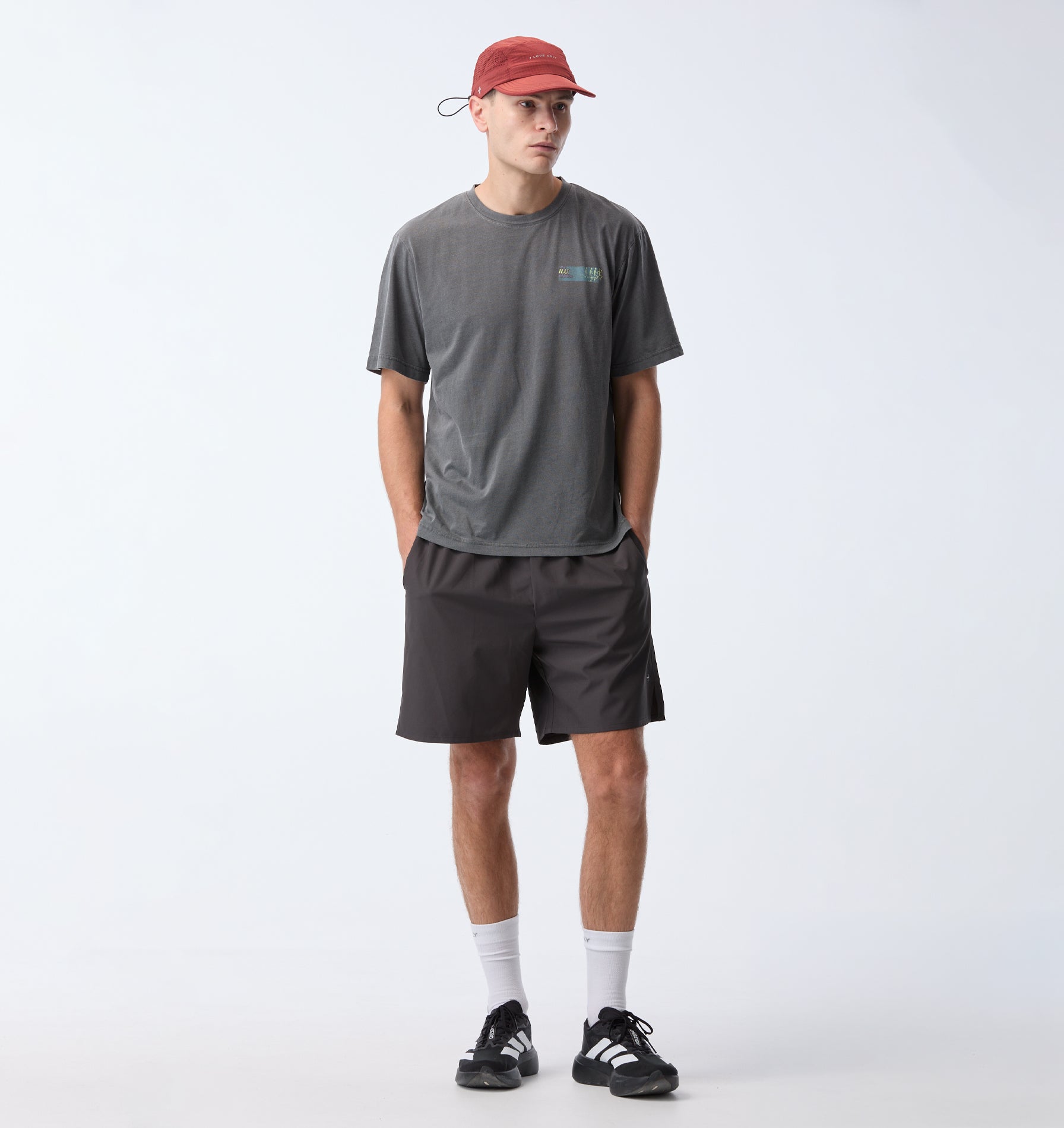 Skeleton Cotton Active Classic Tee -  Washed Black