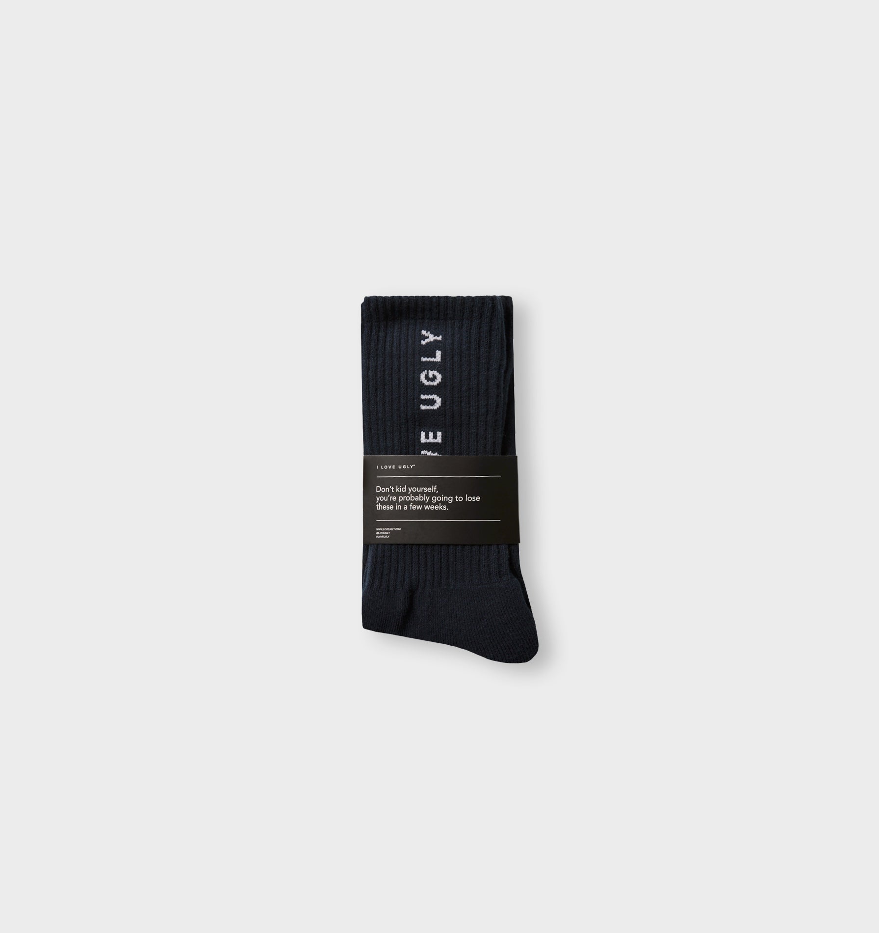 Big Logo Sock - Midnight Navy