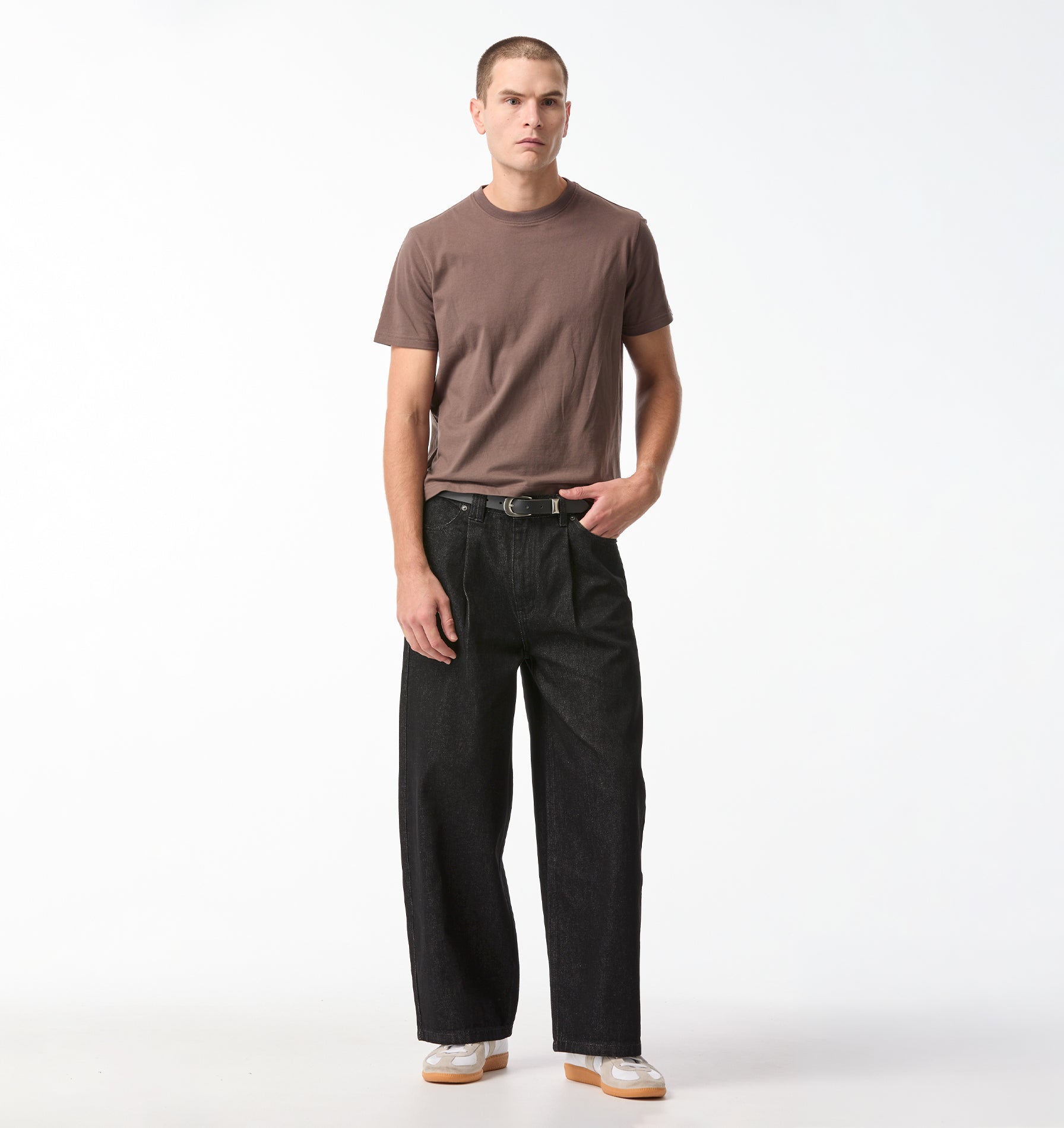 Muscle Tee - Dusky Brown