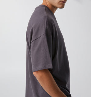 Heavy Box Tee - Slate Blue