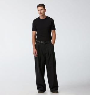 Otto Pleated Pant - Black