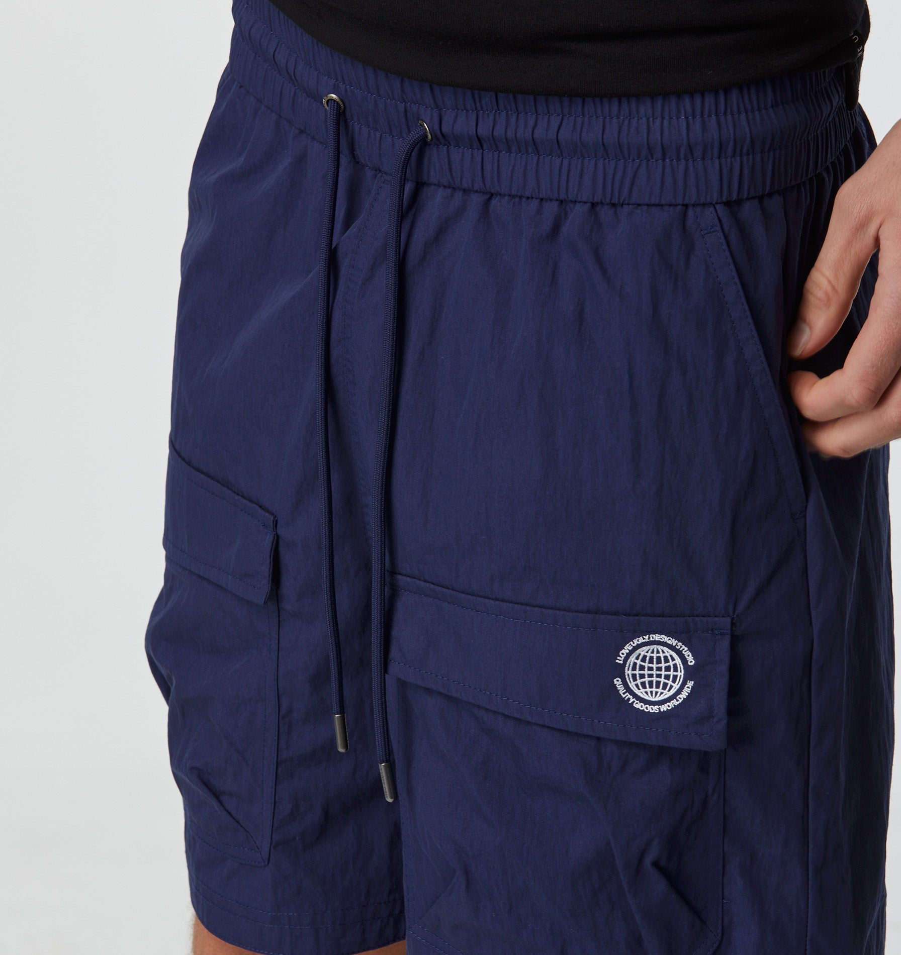 Elliot Nylon Short - Indigo