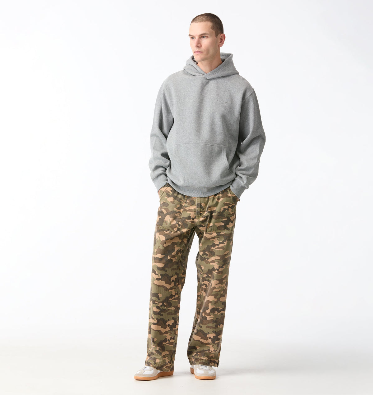 Uniform Hood - Grey Marle