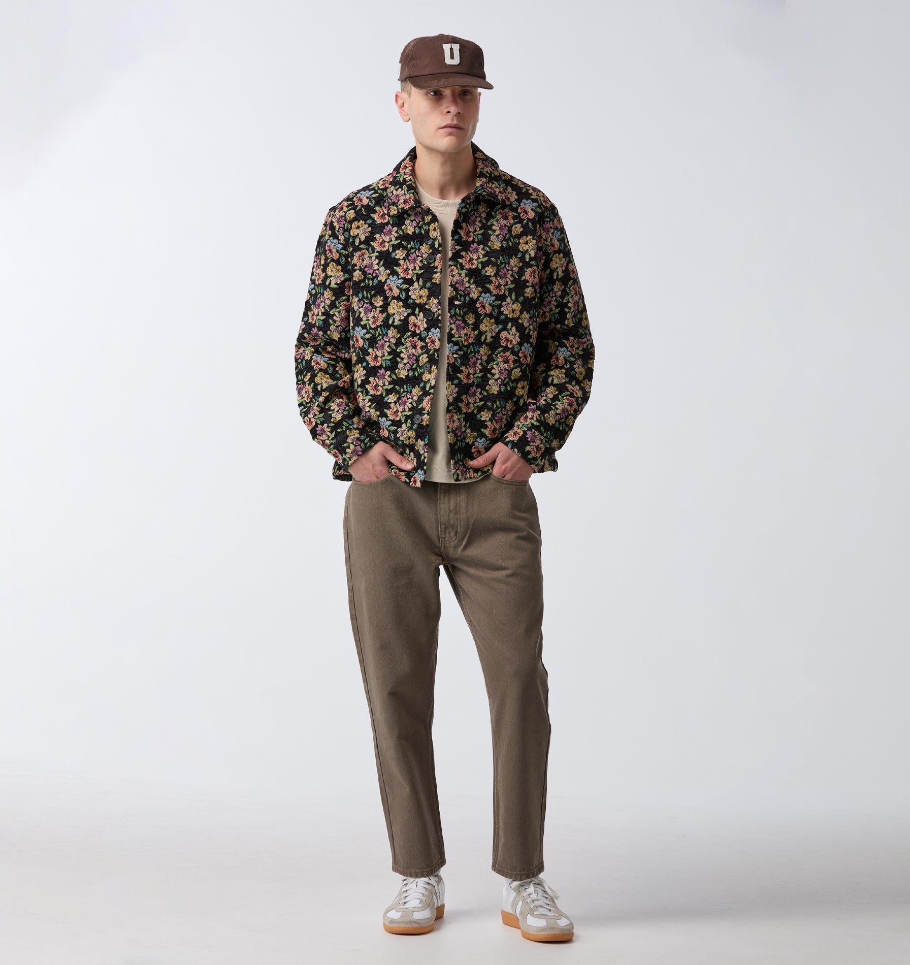 Floral Overshirt - Dark Floral