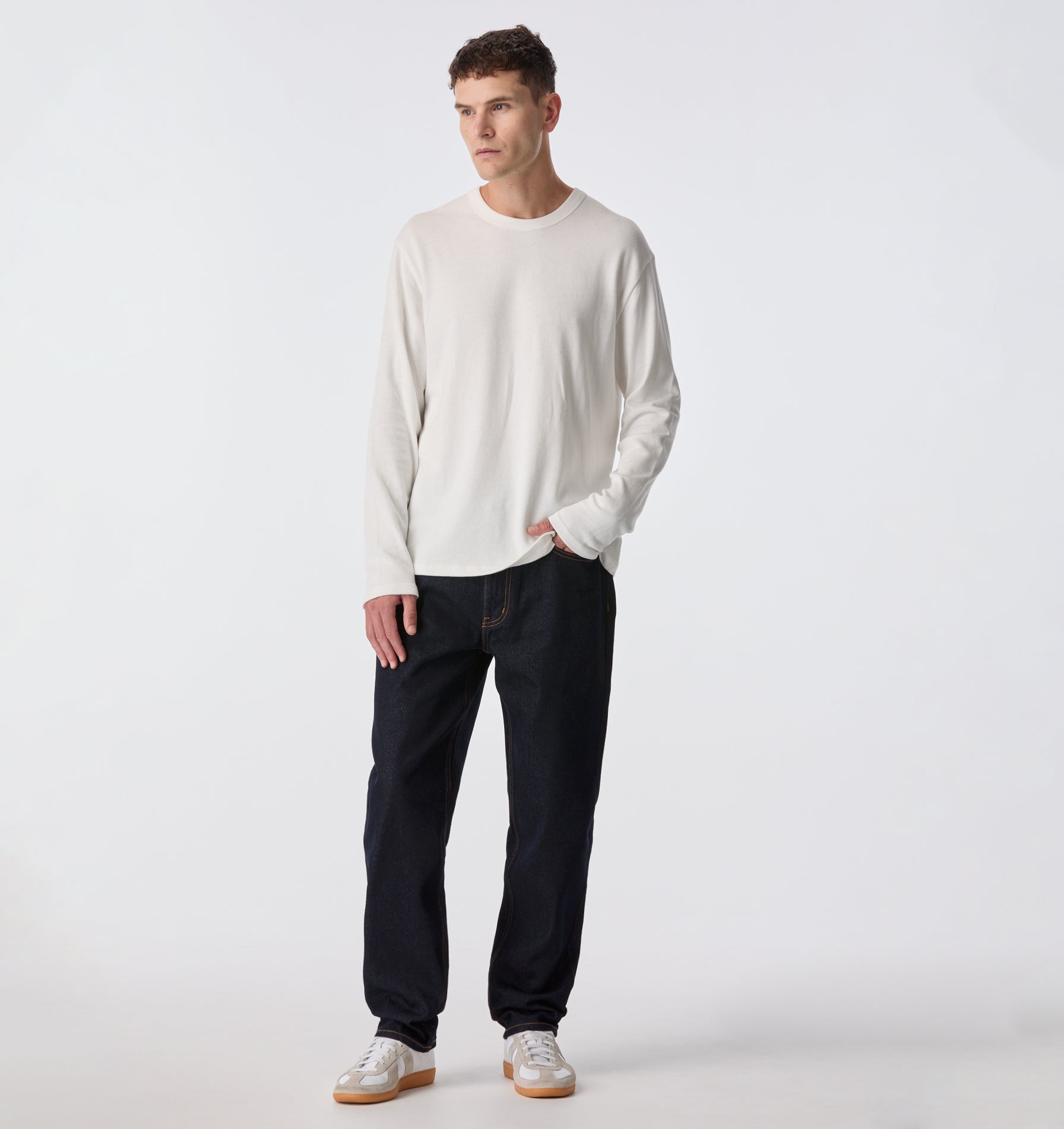 Heavy LS Tee - Vintage White