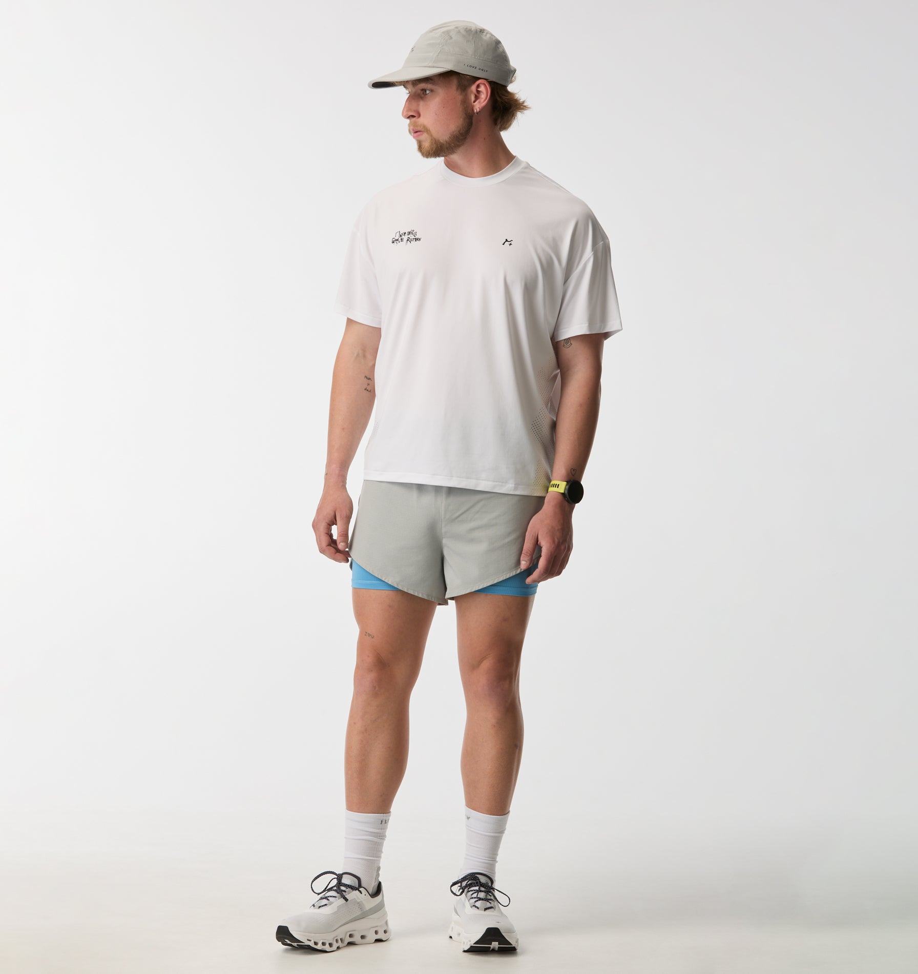 GR X ILU Active Lewi Tee - White